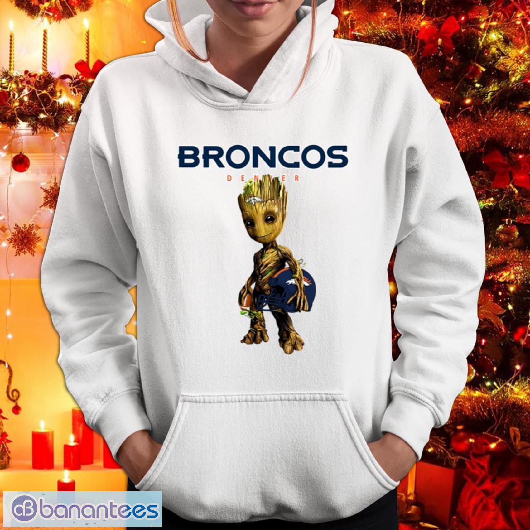 Denver Broncos NFL Football Groot Marvel Guardians Of The Galaxy T