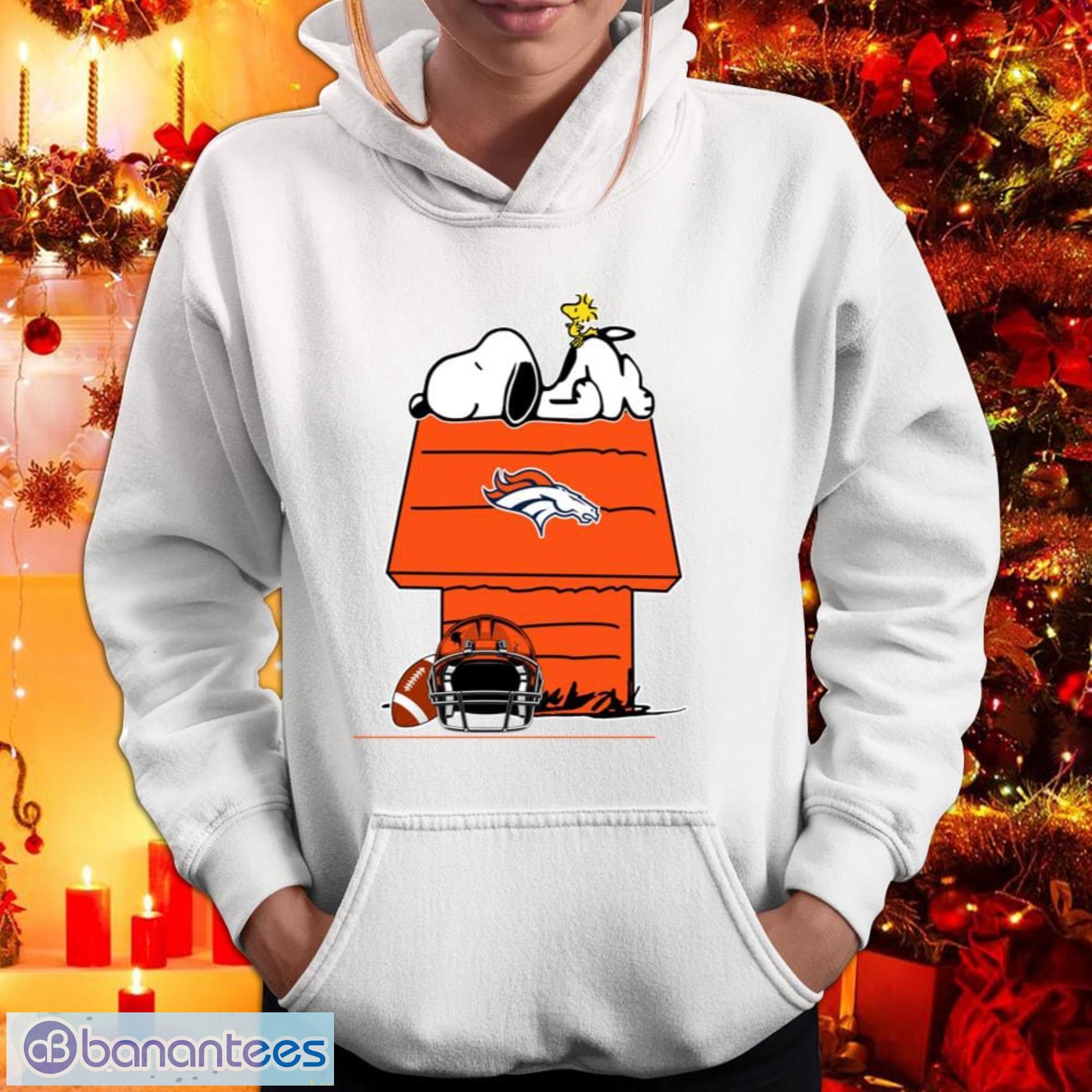 Snoopy Merry Christmas to all and to Broncos shirt, hoodie