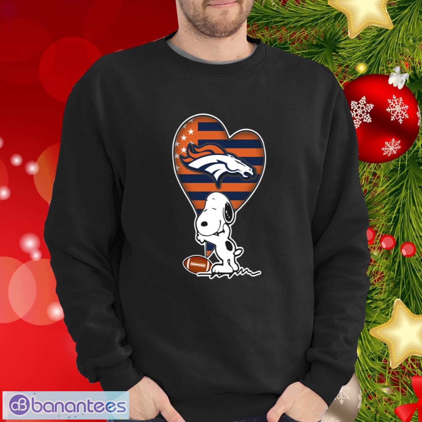 Snoopy and Woodstock Merry Christmas To All And To Denver Broncos T-shirt,  hoodie, sweater, long sleeve and tank top