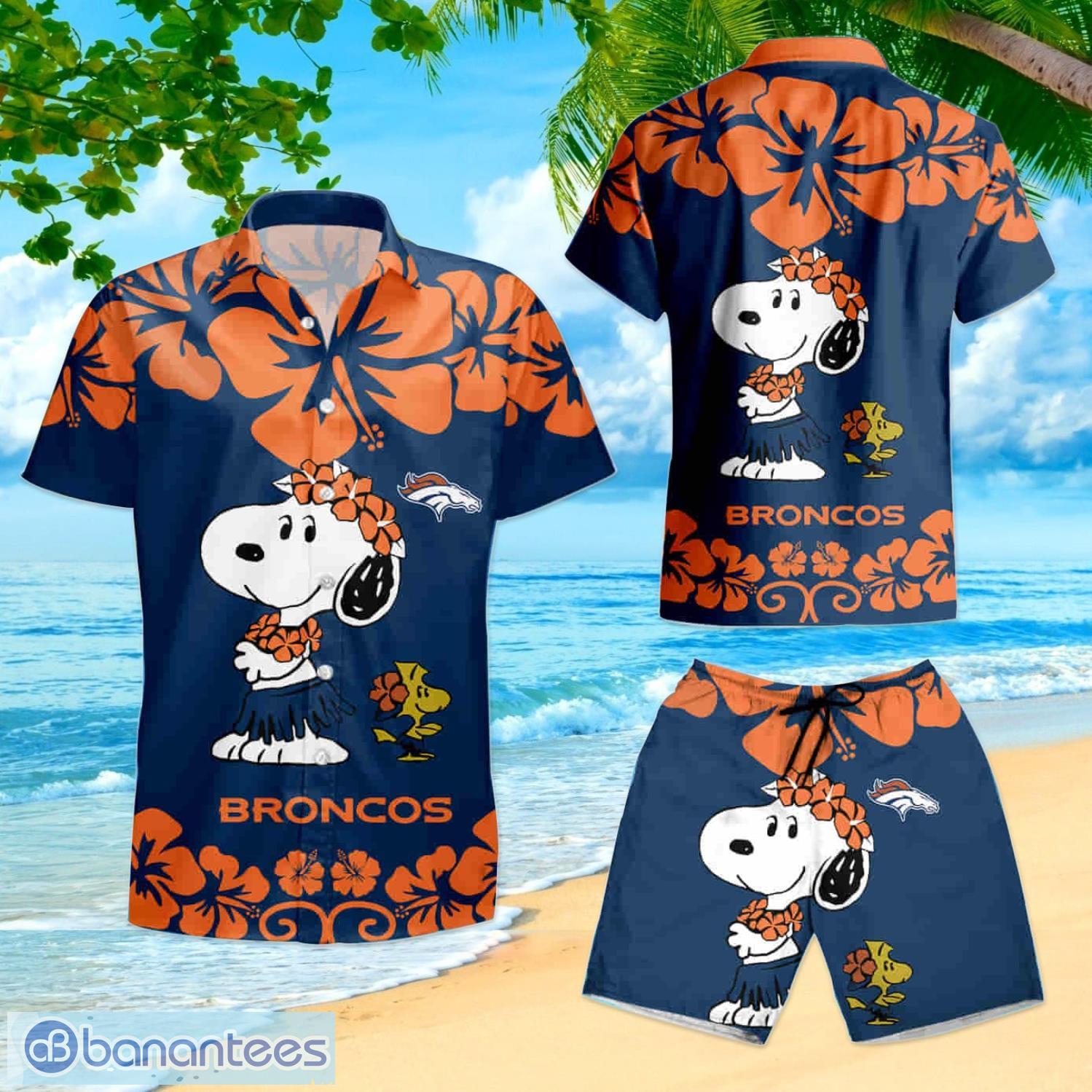 Denver Broncos Cool Summer Hawaiian Shorts Gift For Fans