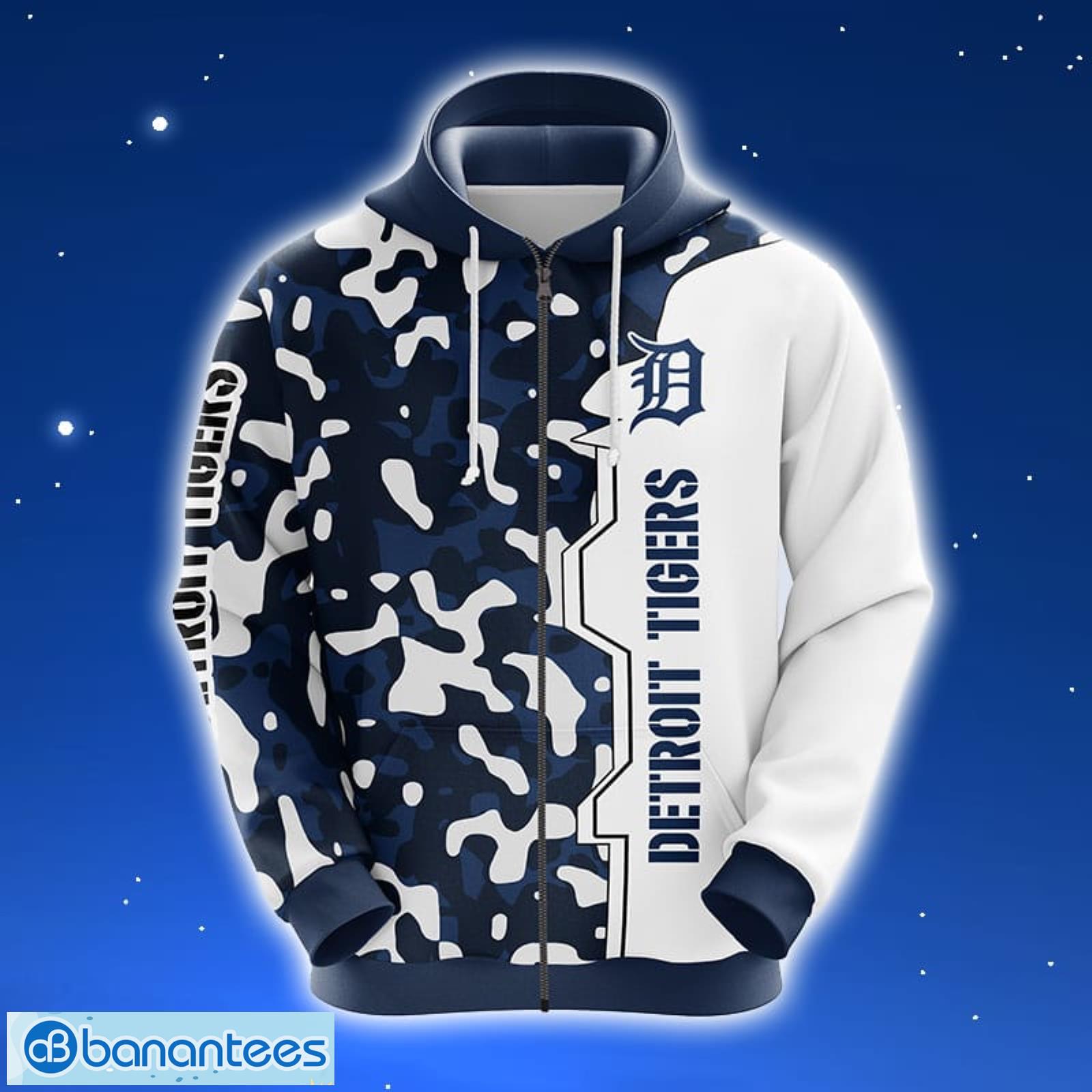 Detroit Tigers MLB Skull Funny 3D Hoodie Zip Hoodie For Men And