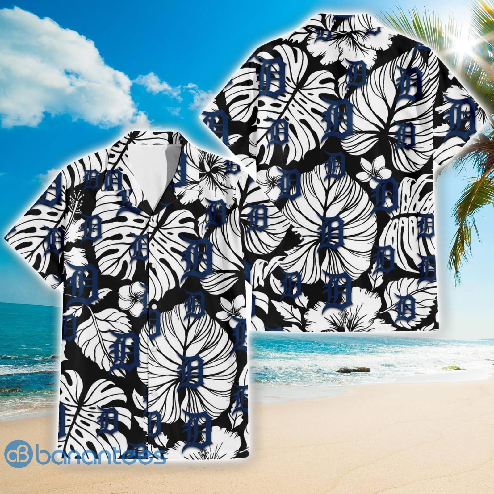 Detroit Tigers Hibiscus Tropical Hawaiian Shirt Men And Women