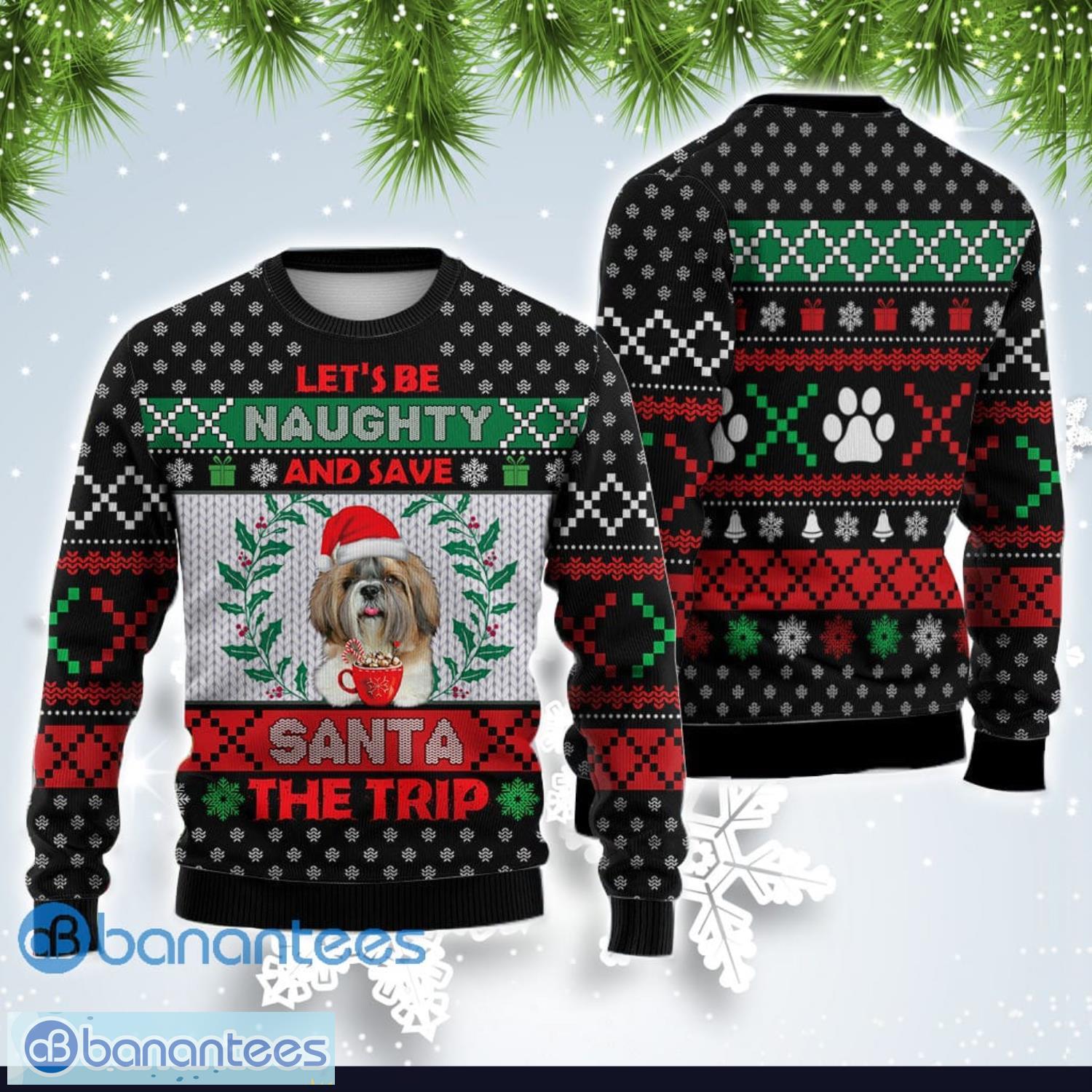 Shih tzu christmas clearance sweater