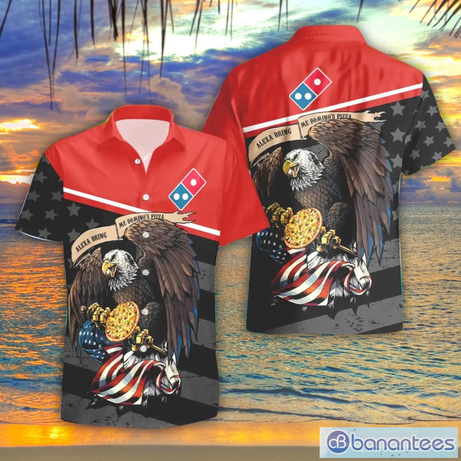 Domino's Pizza All Over Printed 3D T-Shirt Unisex Men And Women Gift