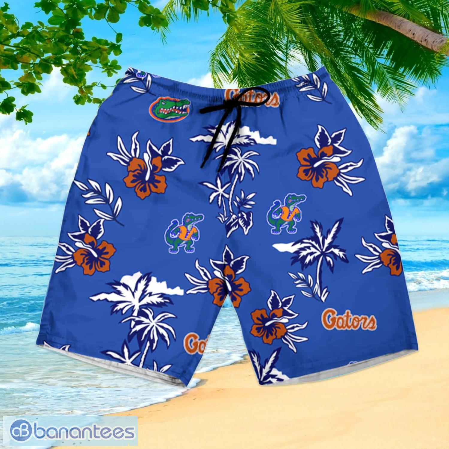 Gators Hawaiian Shirt Palm Leaf Pattern Florida Gators Gift