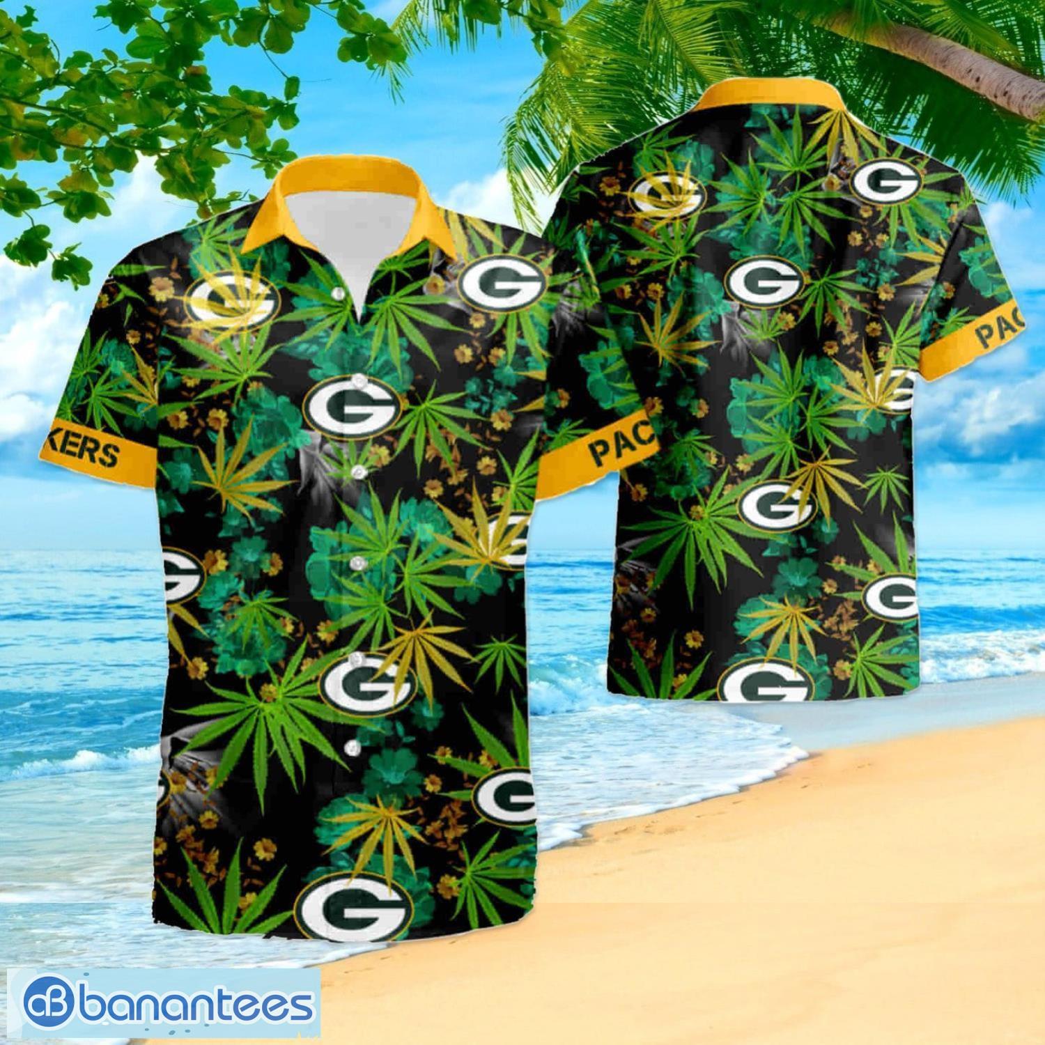 Green Bay Packers Custom Name NFL Hawaiian Shirt And Shorts Gift For Men  And Women Fans - Banantees