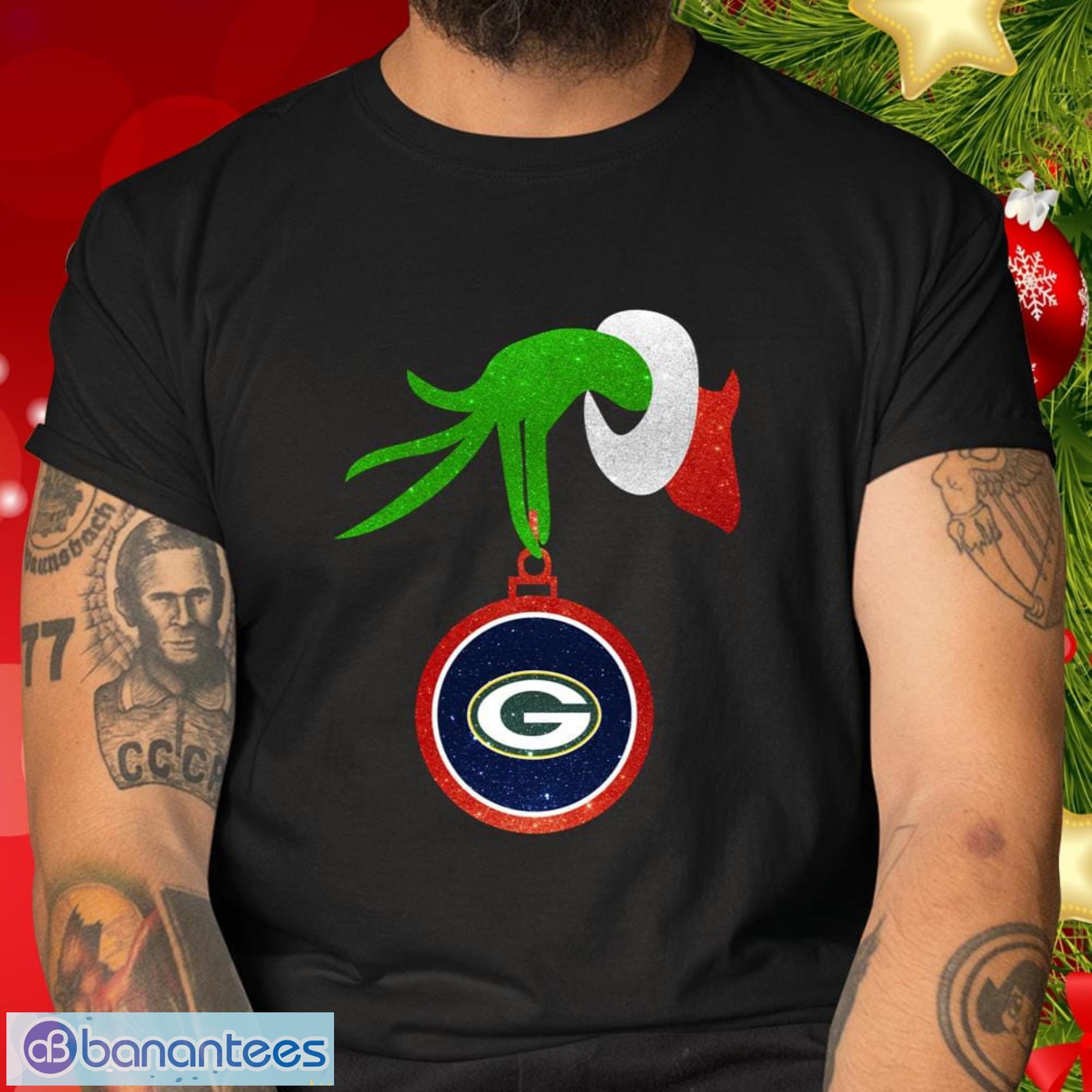 Green Bay Packers Grinch Merry Christmas NFL Football T Shirt - Banantees