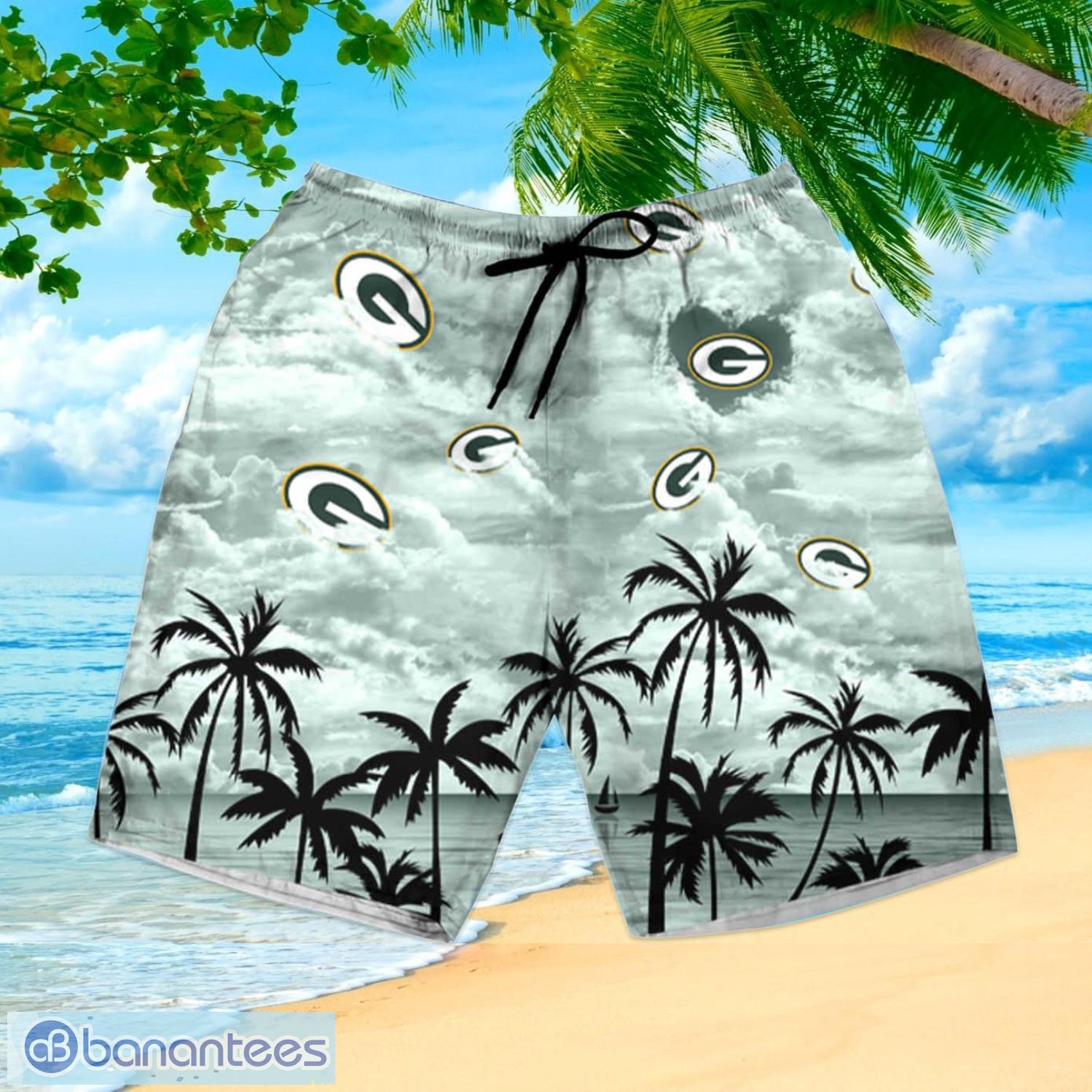 Green Bay Packers Custom Name NFL Hawaiian Shirt And Shorts Gift For Men  And Women Fans - Banantees