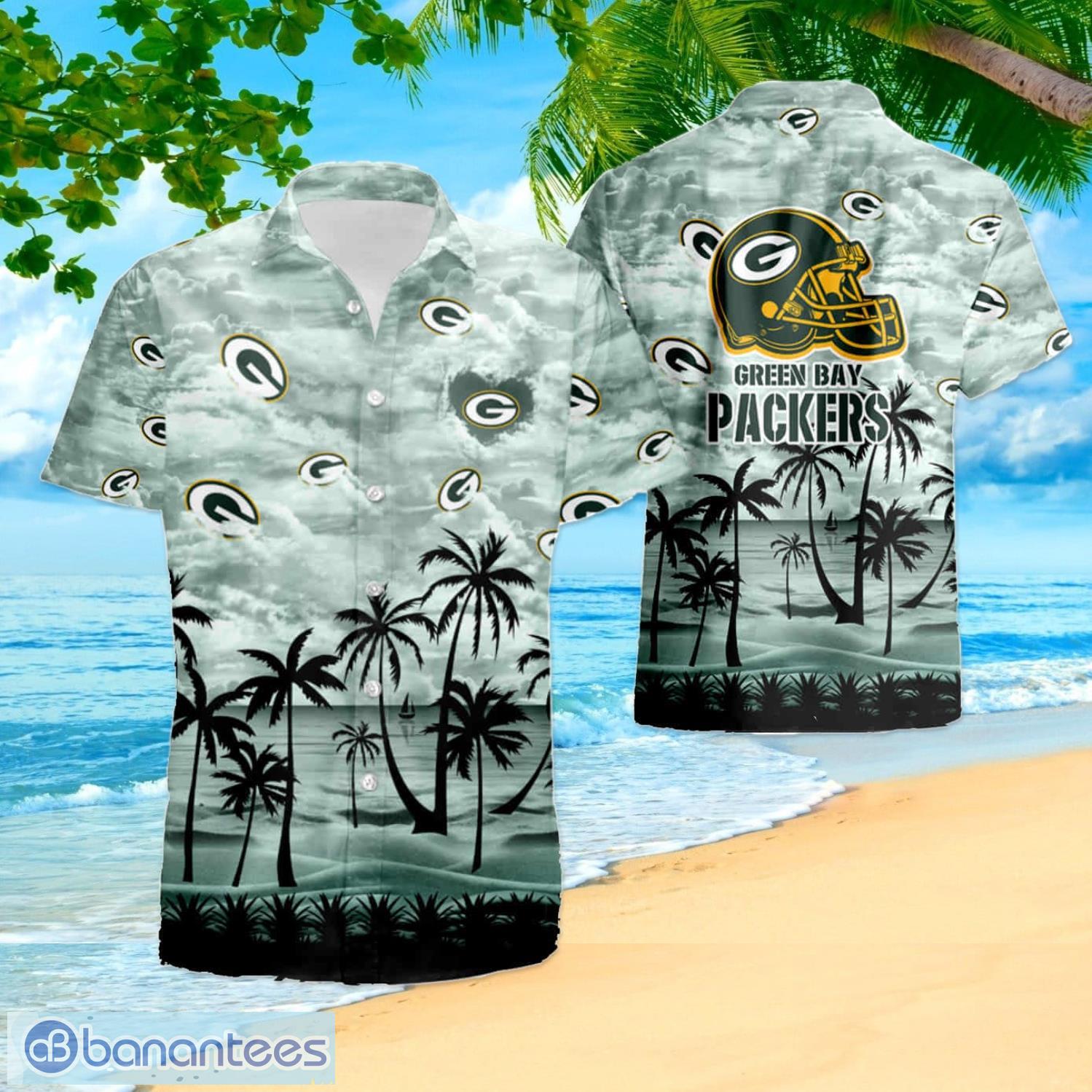 Green Bay Packers Custom Name NFL Hawaiian Shirt And Shorts Gift For Men  And Women Fans - Banantees