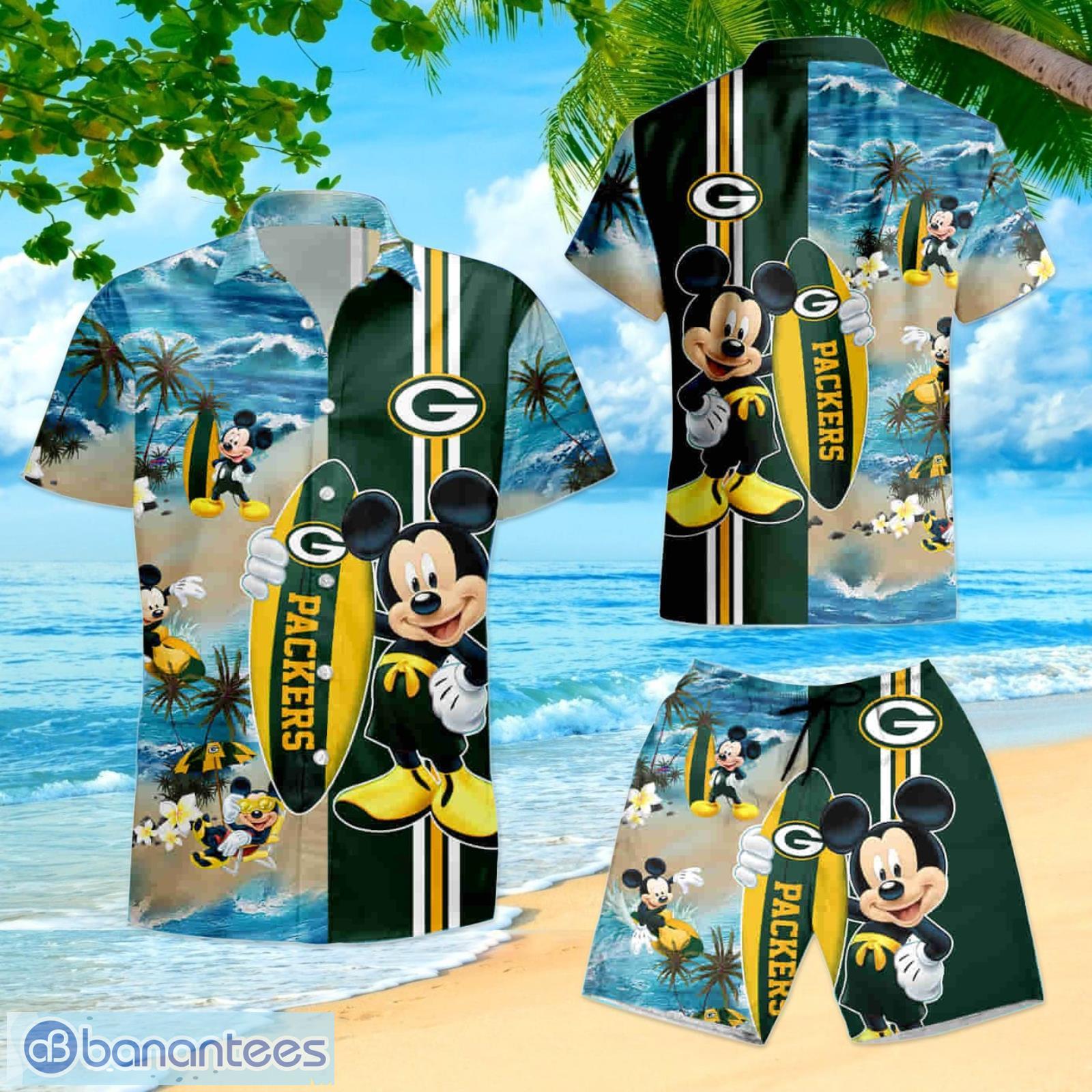 Green Bay Packers Nfl Football Hawaiian Shirts Summer Hawaiian Shirt And  Shorts - Banantees