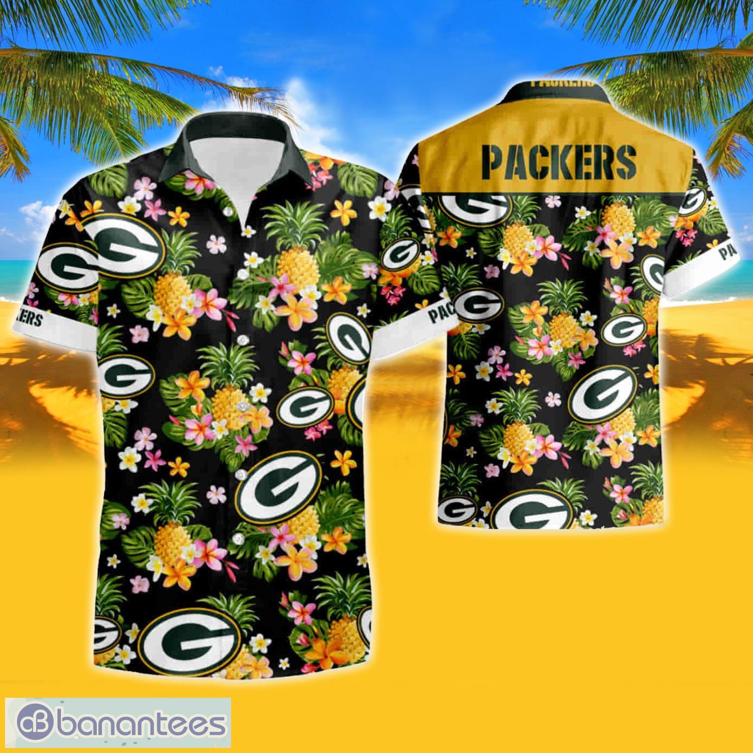 Green Bay Packers Custom Name NFL Hawaiian Shirt And Shorts Gift For Men  And Women Fans - Banantees