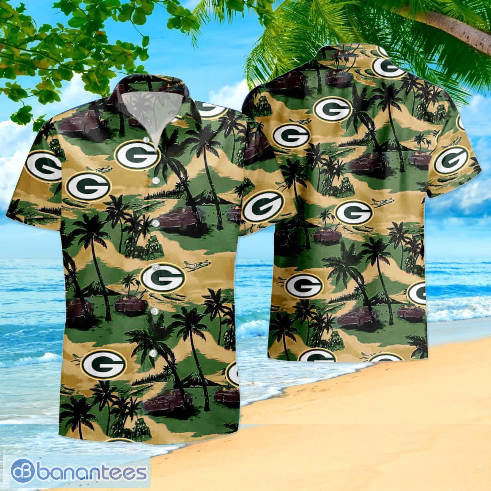 Green Bay Packers Summer Beach 2 T-Shirt - Mens