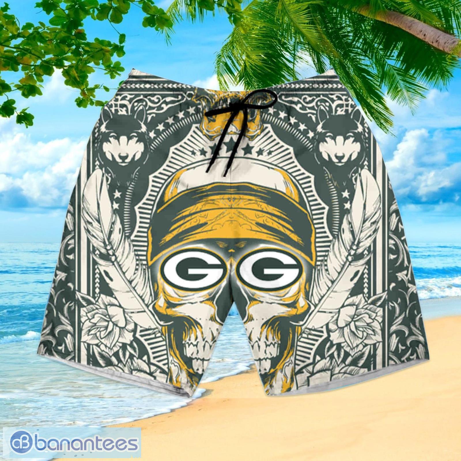 Green Bay Packers 3D Hawaiian Retro NFLTropical Beach Men And Women For  Fans Gift - Banantees