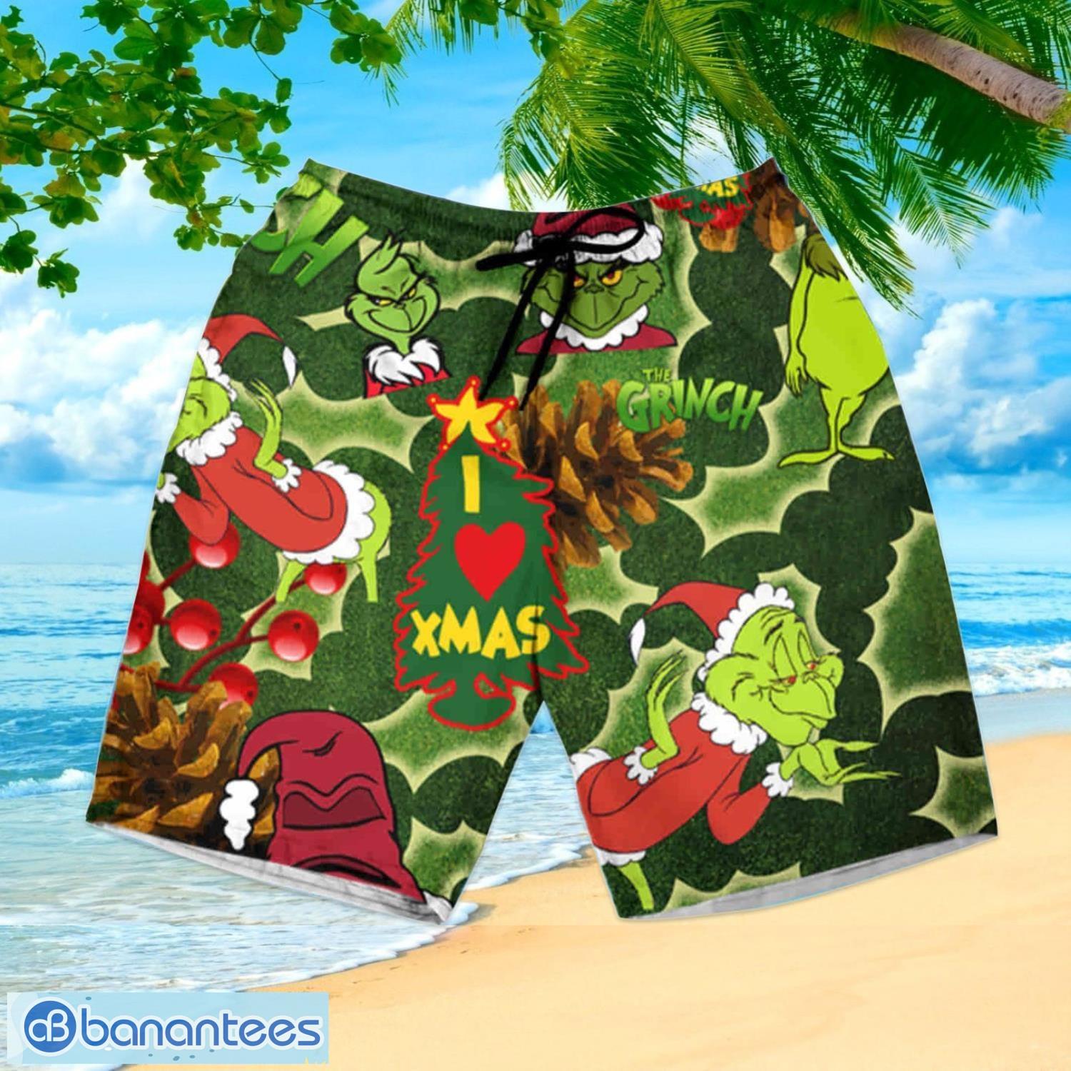 Funny Grinch Vintage Hawaiian Shirt And Short For Fans - Freedomdesign