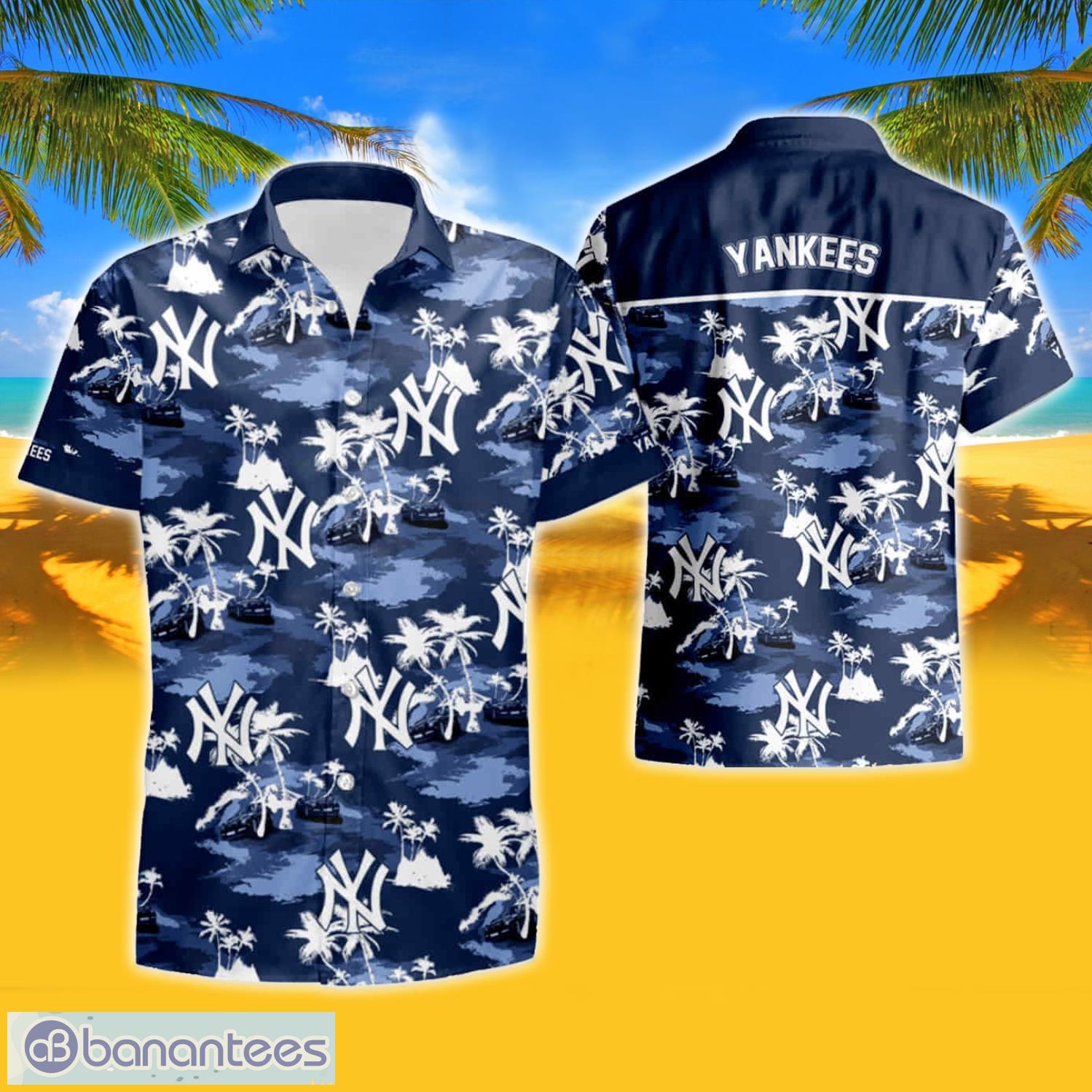 Hawaii Shirt New York Yankees Short Sleeve Aloha Hawaiian Shirt