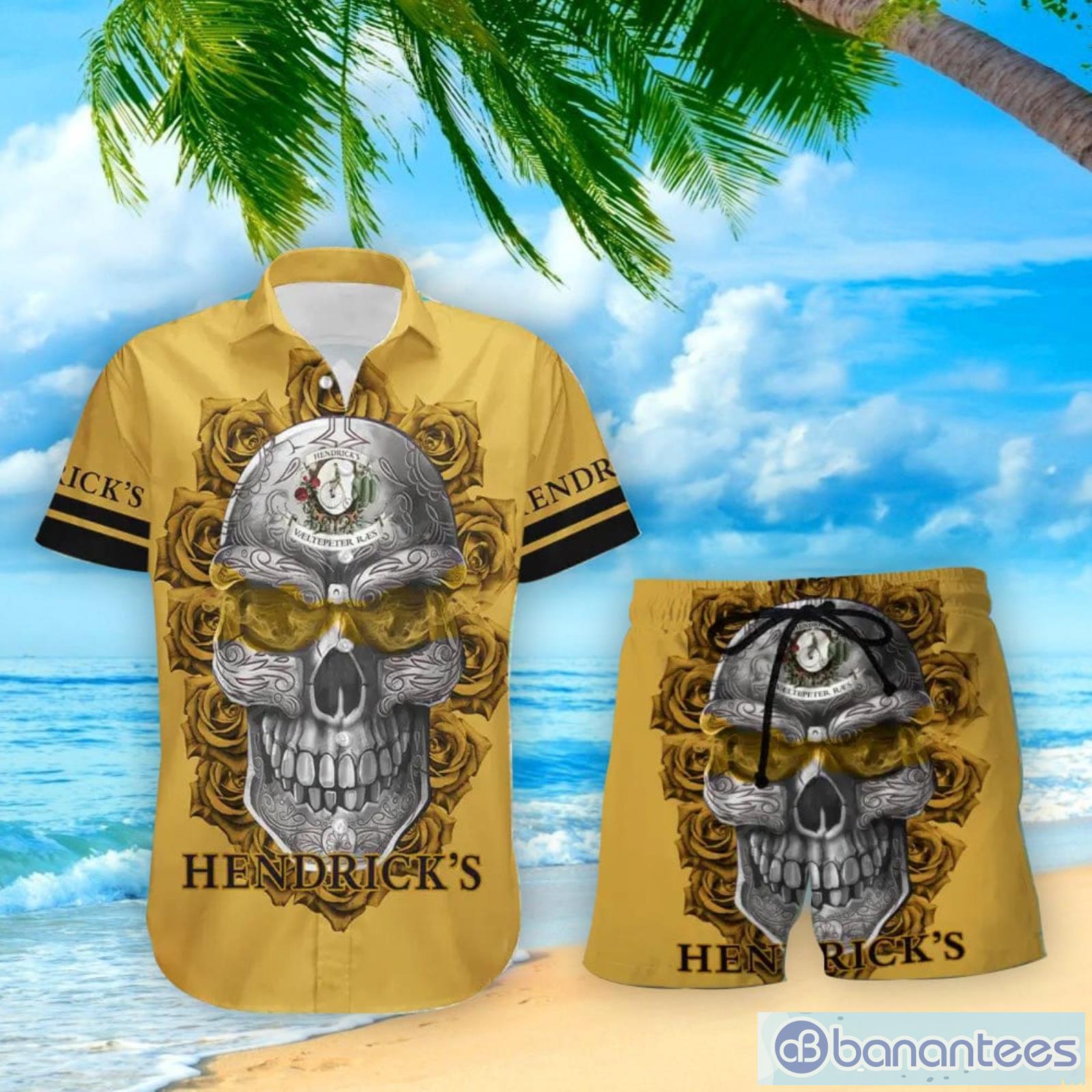 Pirate Skull And Parrot Pirate Party Tropical Funny Hawaiian Shirt