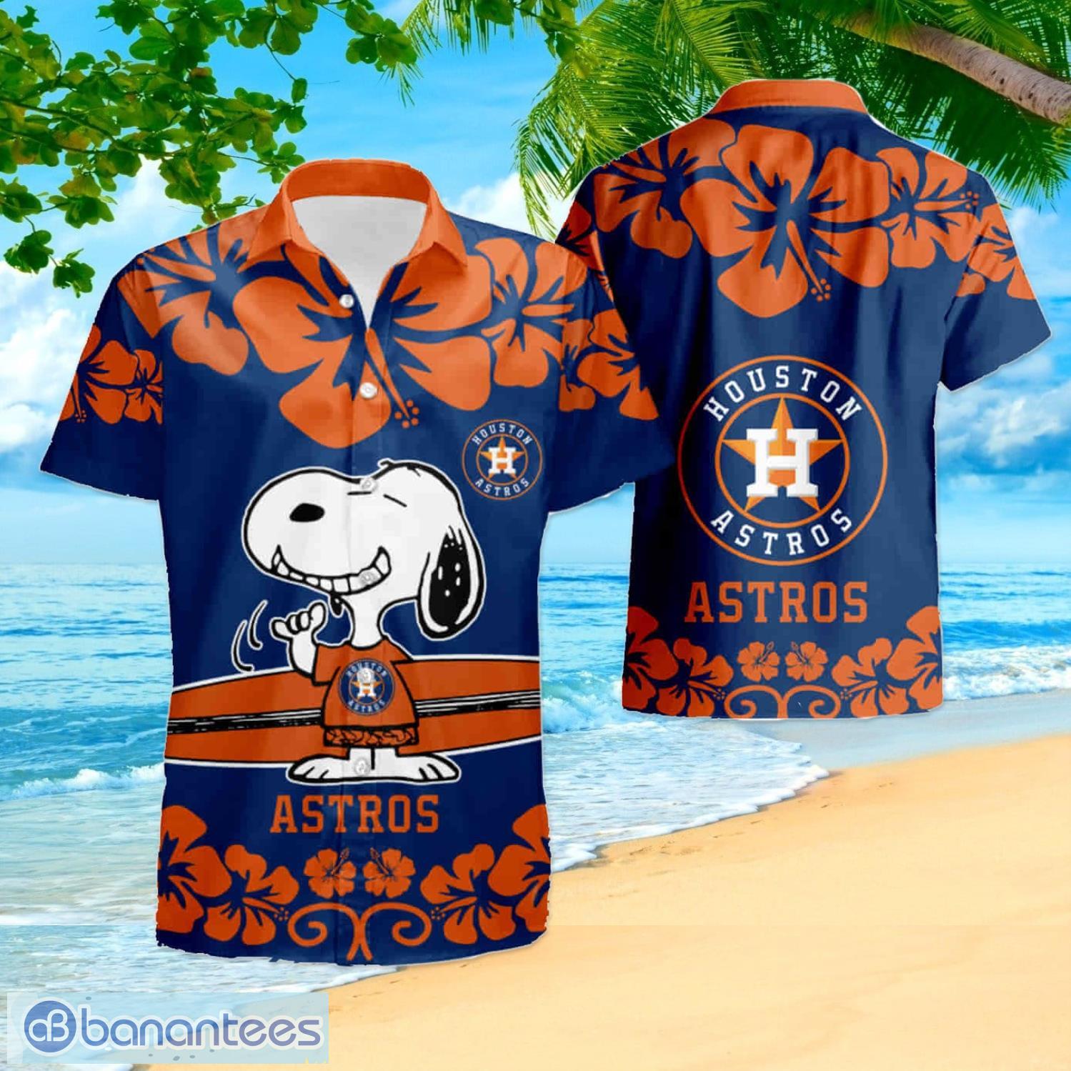 Houston Astros Snoopy Hawaiian Shirt And Shorts Best Gift For