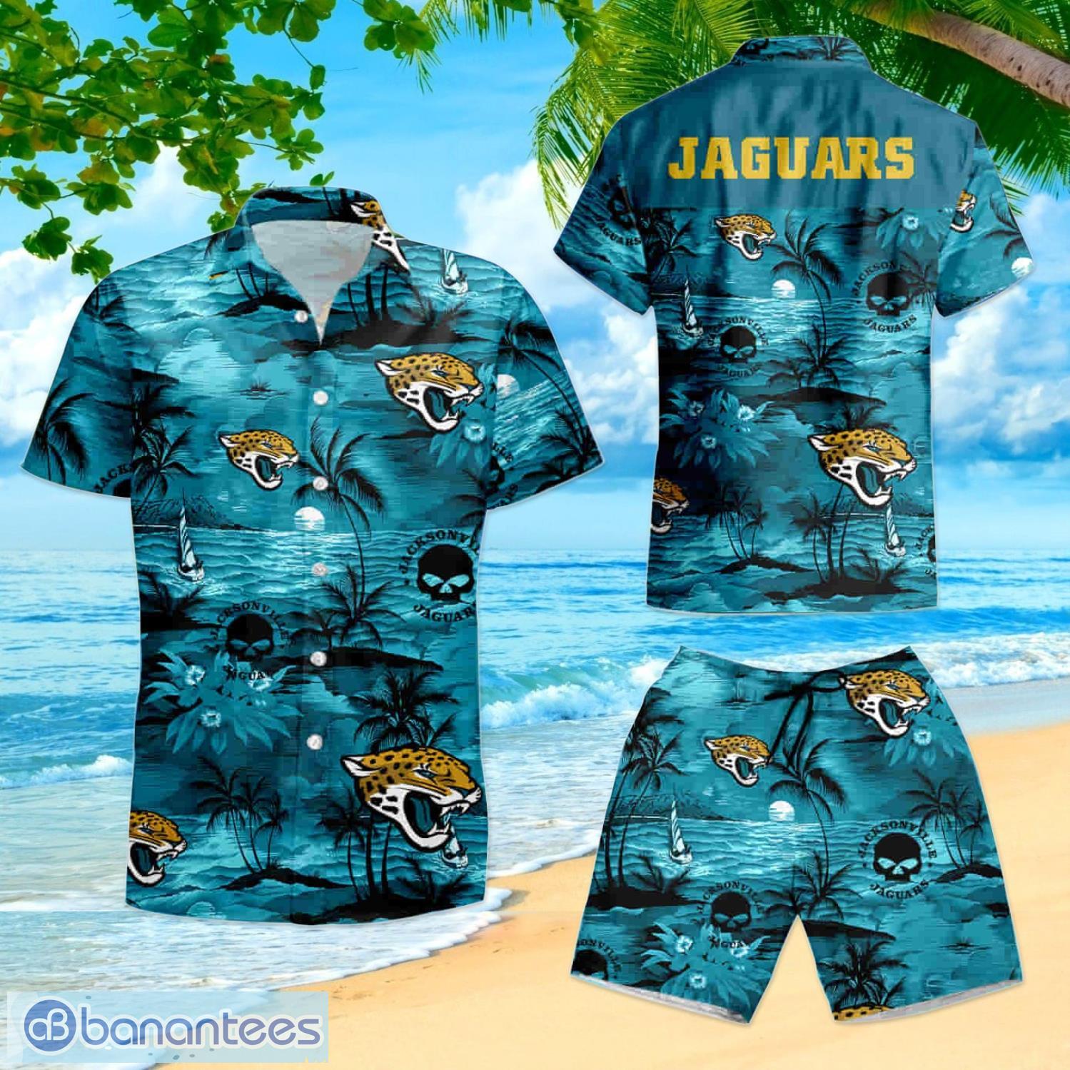 Jacksonville Jaguars Nfl Football Hawaiian Shirt And Short Beach