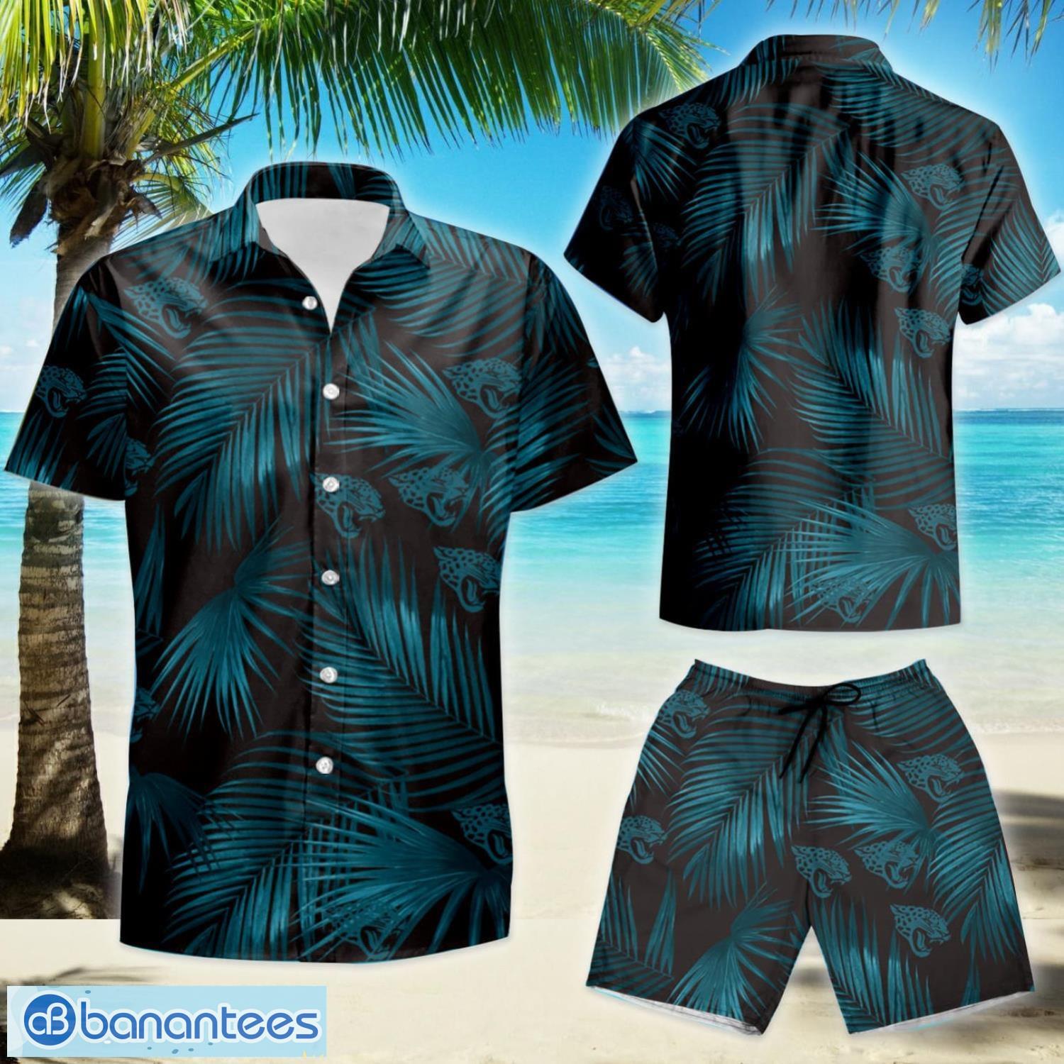 Jacksonville Jaguars Weed Teal Hawaiian Shirt And Shorts Summer Gift For  Fans - Banantees