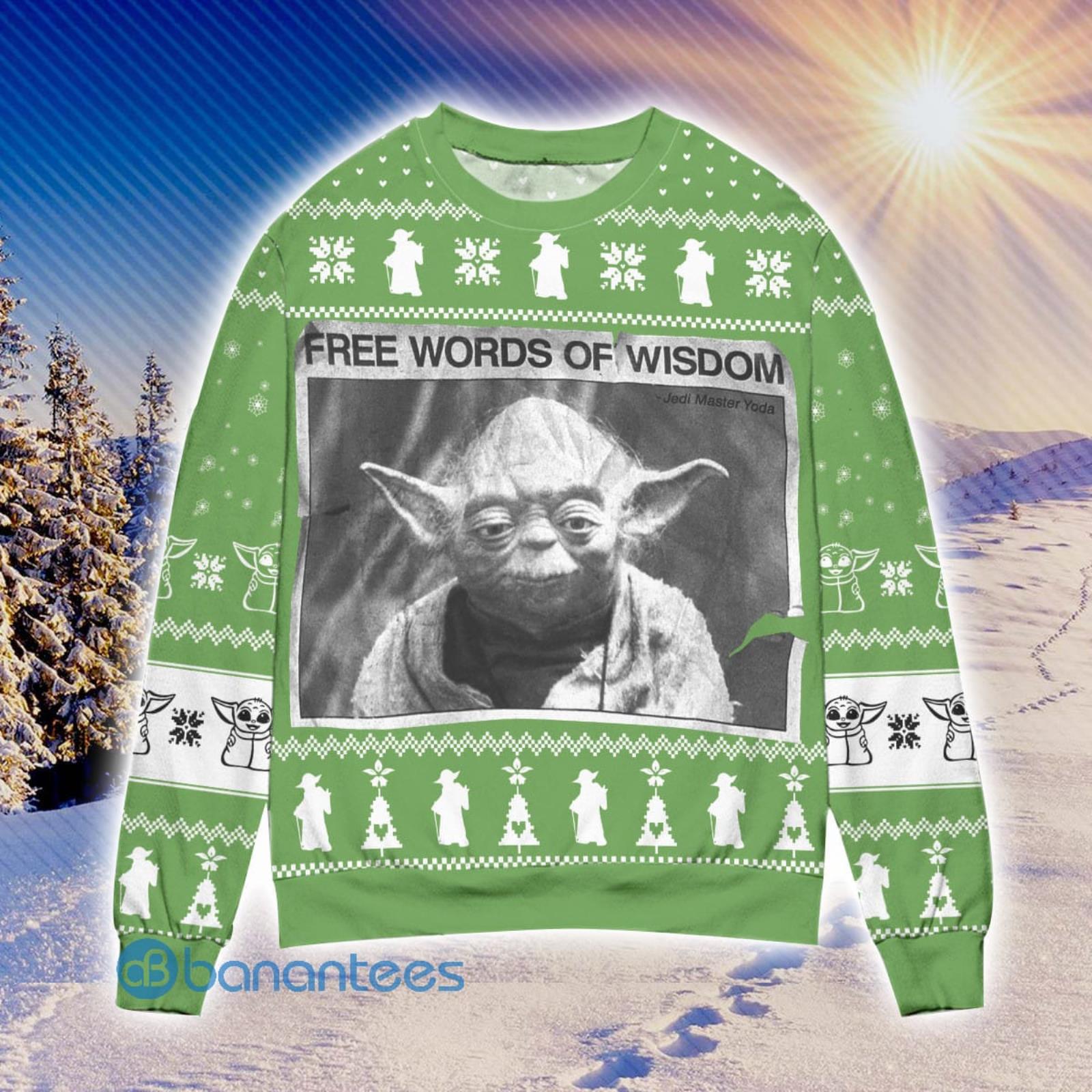 Cleveland Browns Cute Baby Yoda Star Wars 3D Ugly Christmas Sweater Unisex  Men and Women Christmas Gift - Banantees