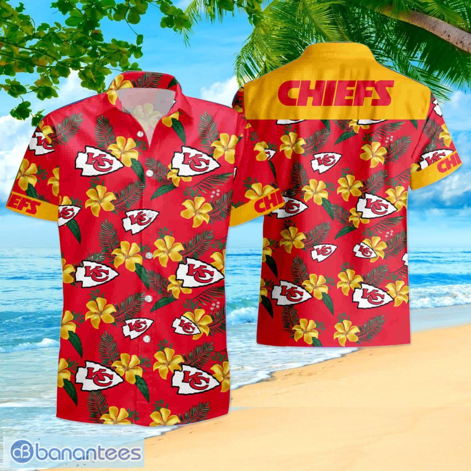 Kansas City Chiefs Skull Button Hawaiian Shirt Summer, NFL