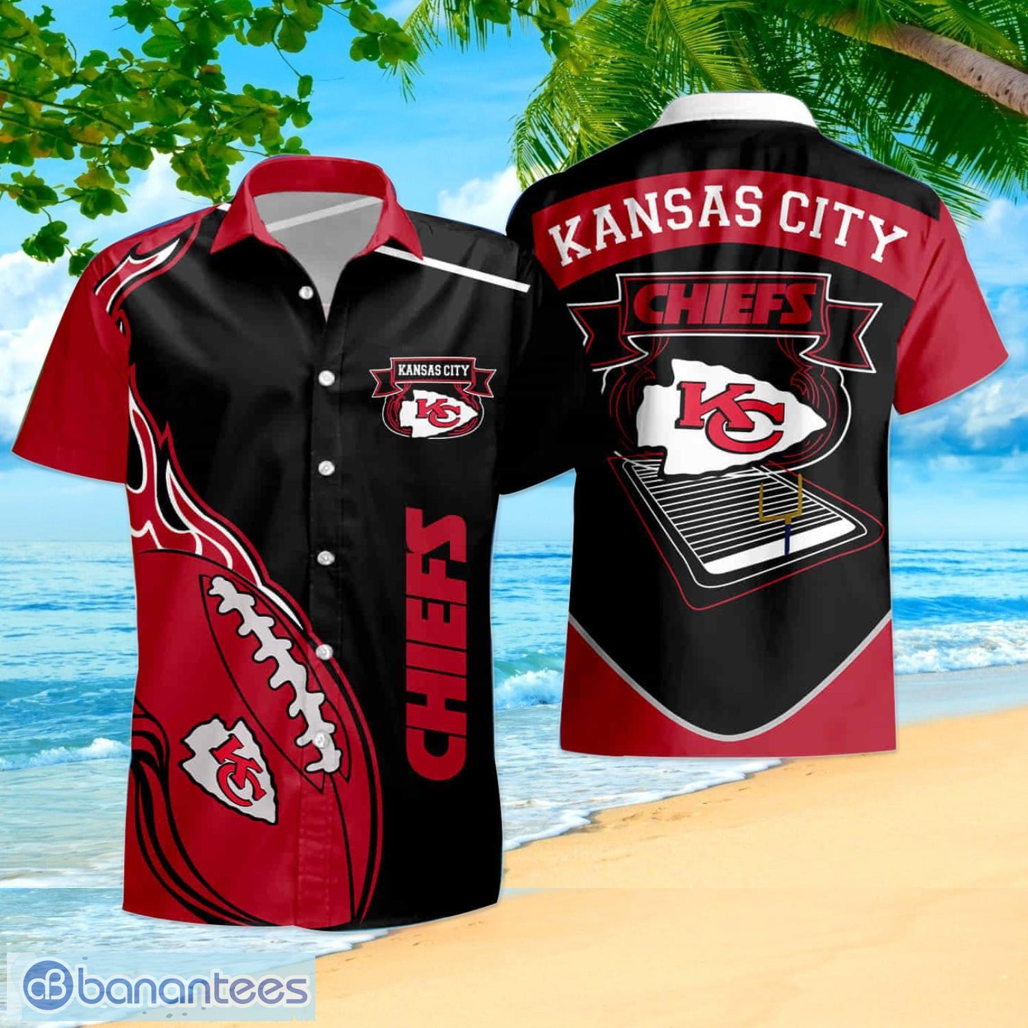 Kansas City Chiefs Nfl Halloween Gift Summer Hawaiian Shirt And Shorts -  Banantees