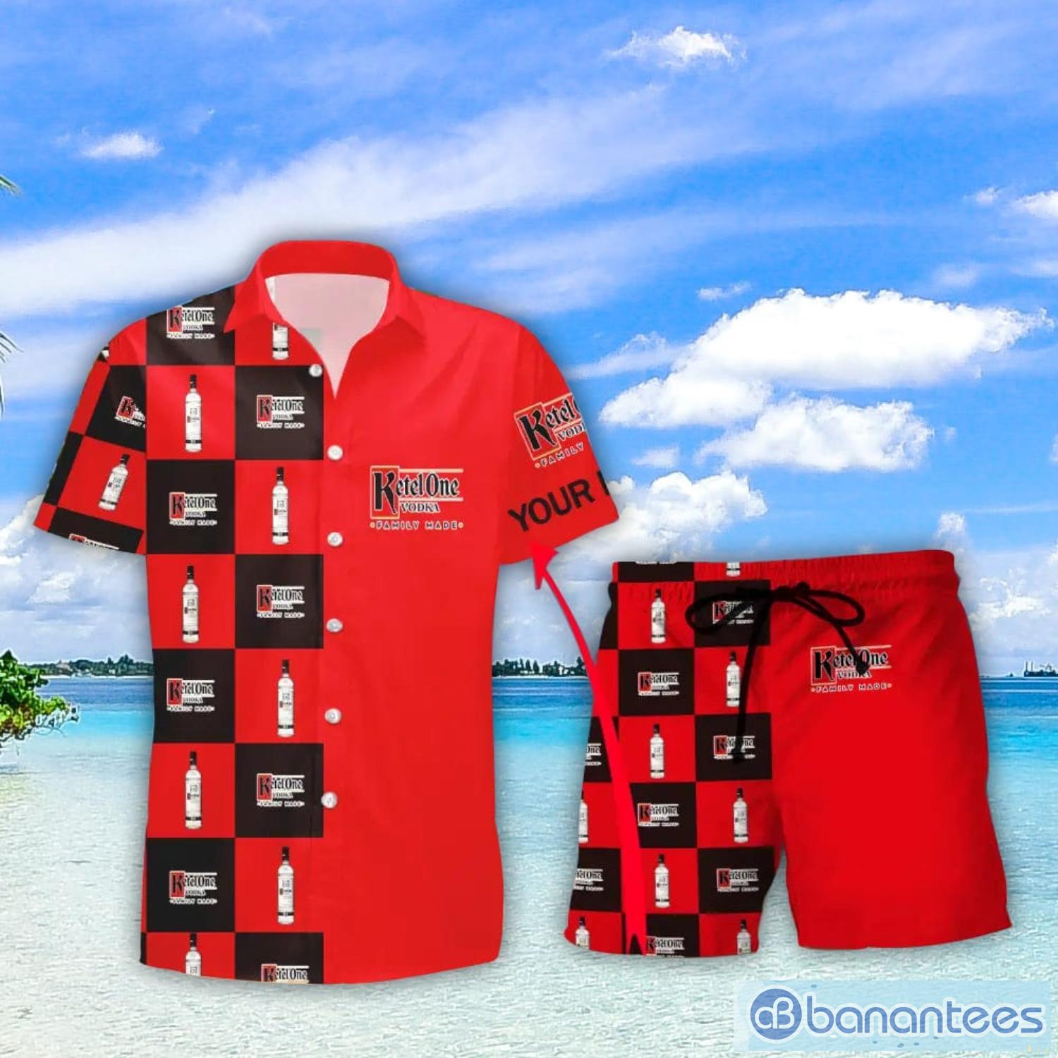 Absolut Vodka Eagle American Flag Hawaiian Shirt And Shorts Summer Men And  Women Gift - Banantees