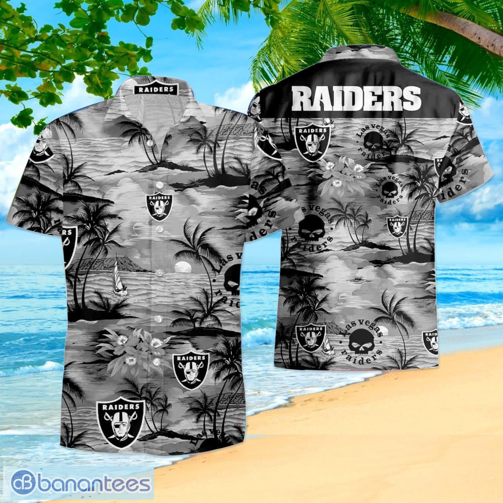 Las Vegas Raiders Nfl Football Summer Hawaiian Shirt And Shorts