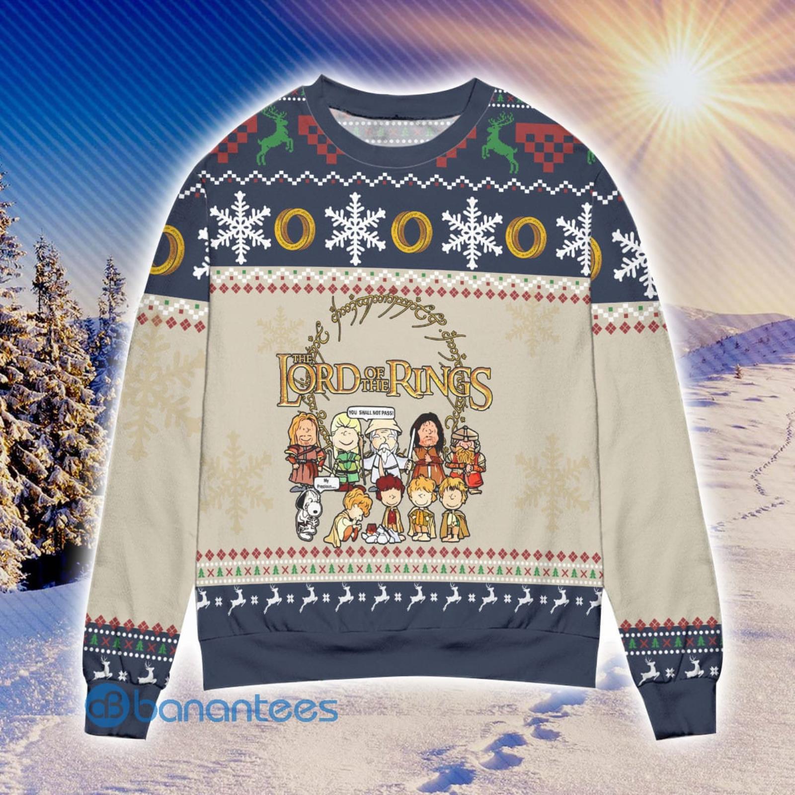 Lord Of The Rings Cute Chibi Characters Ugly Christmas Sweater Christmas  Gift For Men And Women - Banantees