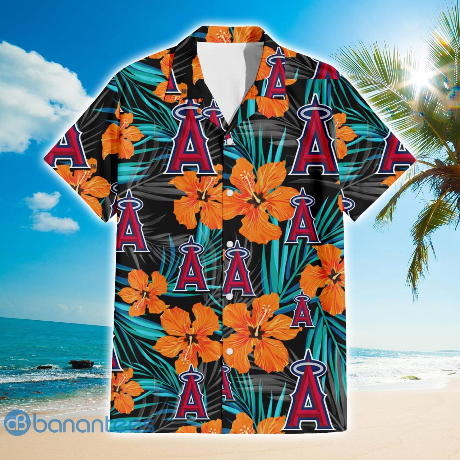 Orange,Orange Beach Shirt, Orange Summer Hawaiian Shirt - Banantees