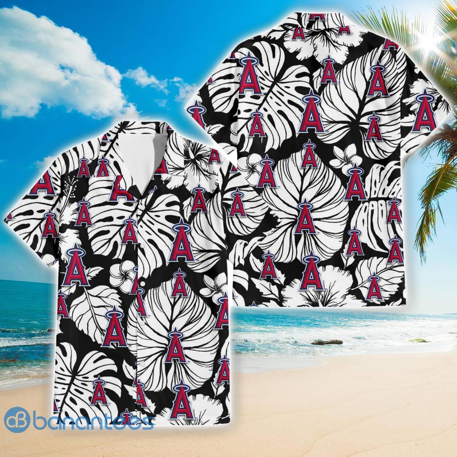 Los Angeles Angels Hawaiian Shirt Tropical flower gift for fans - Shirt Low  Price