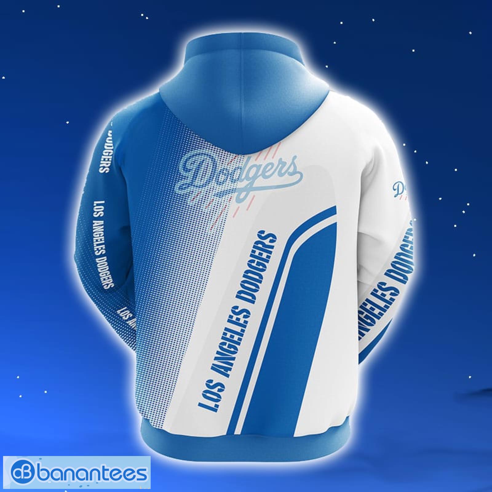 MLB Los Angeles Dodgers White 3D Hoodies Printed Zipper For Men Woman  Dodgers Fans - T-shirts Low Price