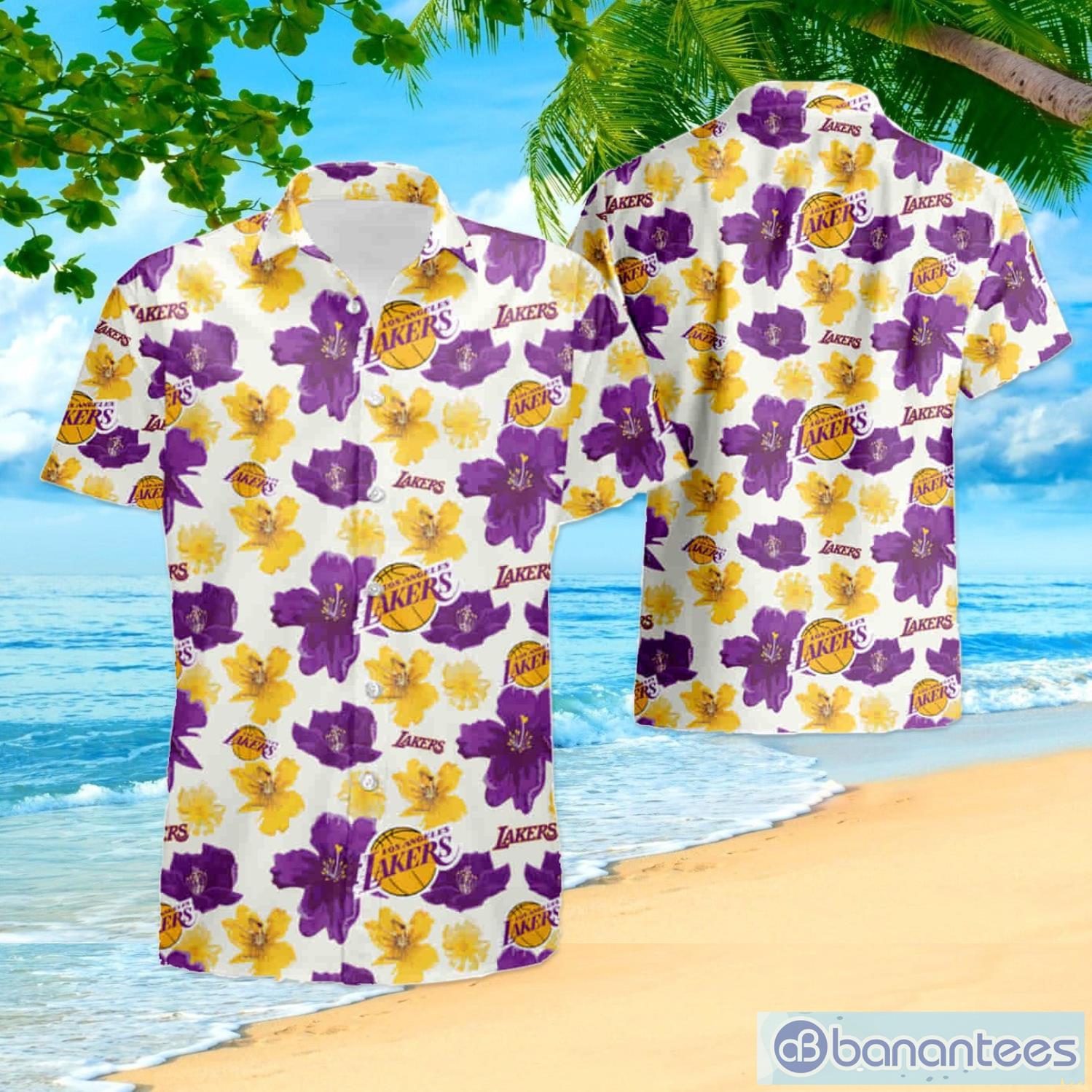 Los Angeles Laker Fashion Tourism For Men Women Hawaiian Shirt & Short