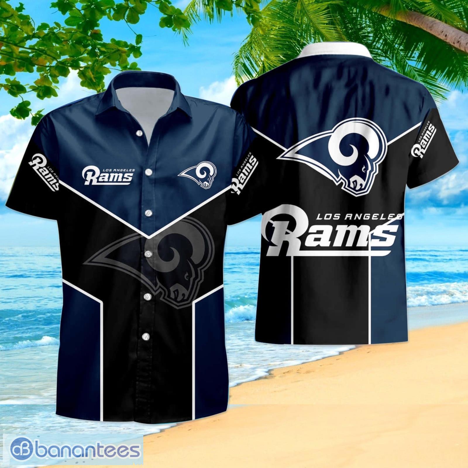 Personalized Los Angeles Rams NFL Hawaiian Shirt, beach shorts