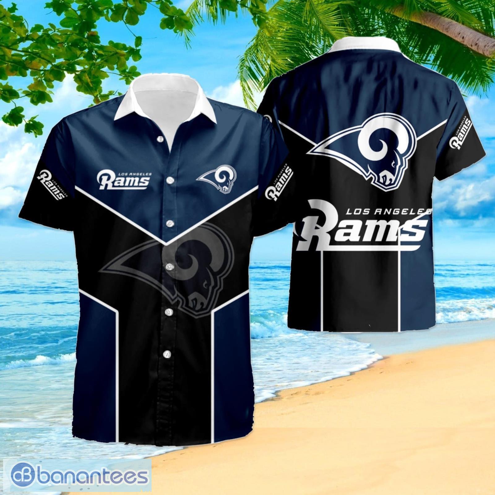 Los Angeles Rams 2 Summer Hawaiian Shirt And Shorts - Banantees
