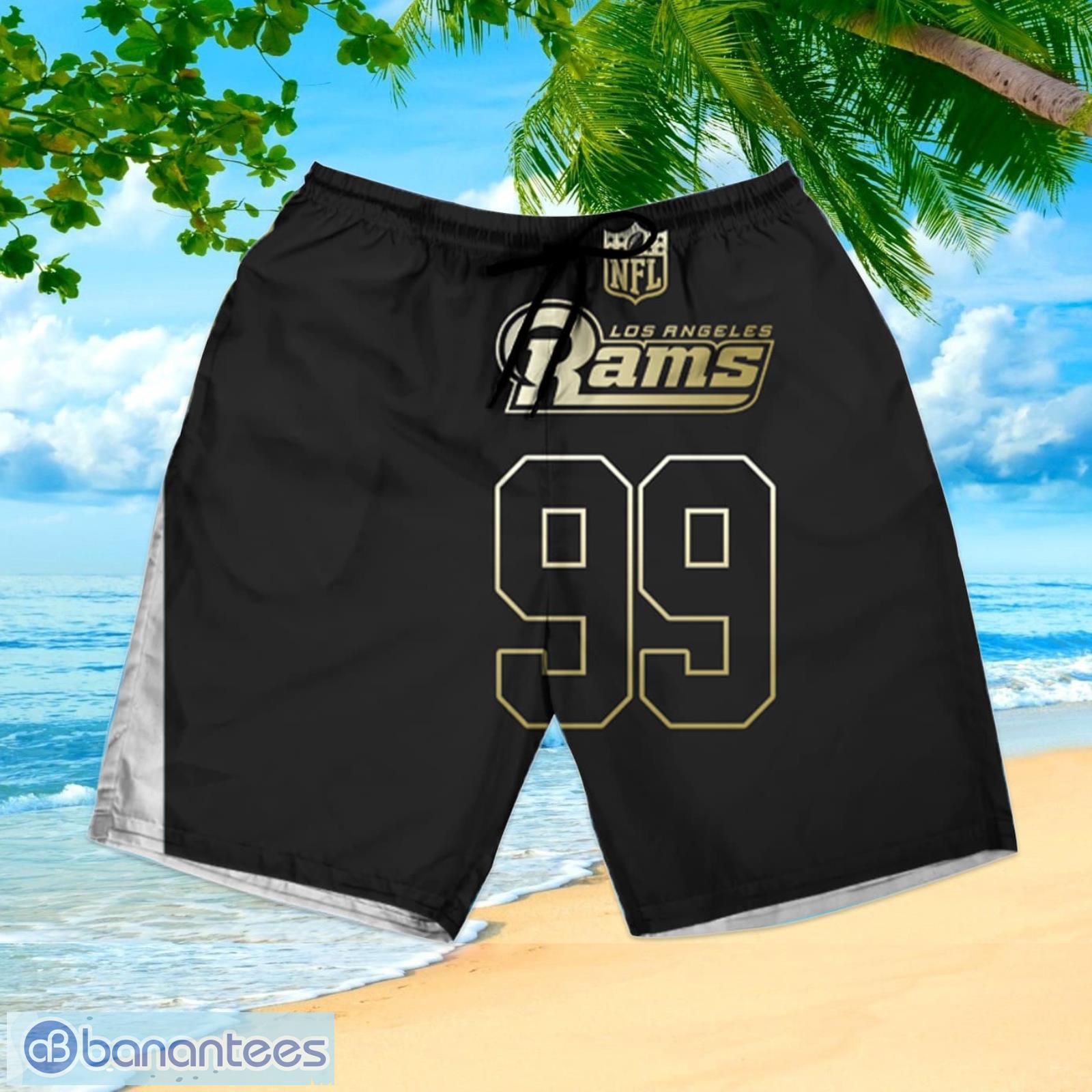 Los Angeles Rams Aaron Donald 99 Summer Hawaiian Shirt And Shorts