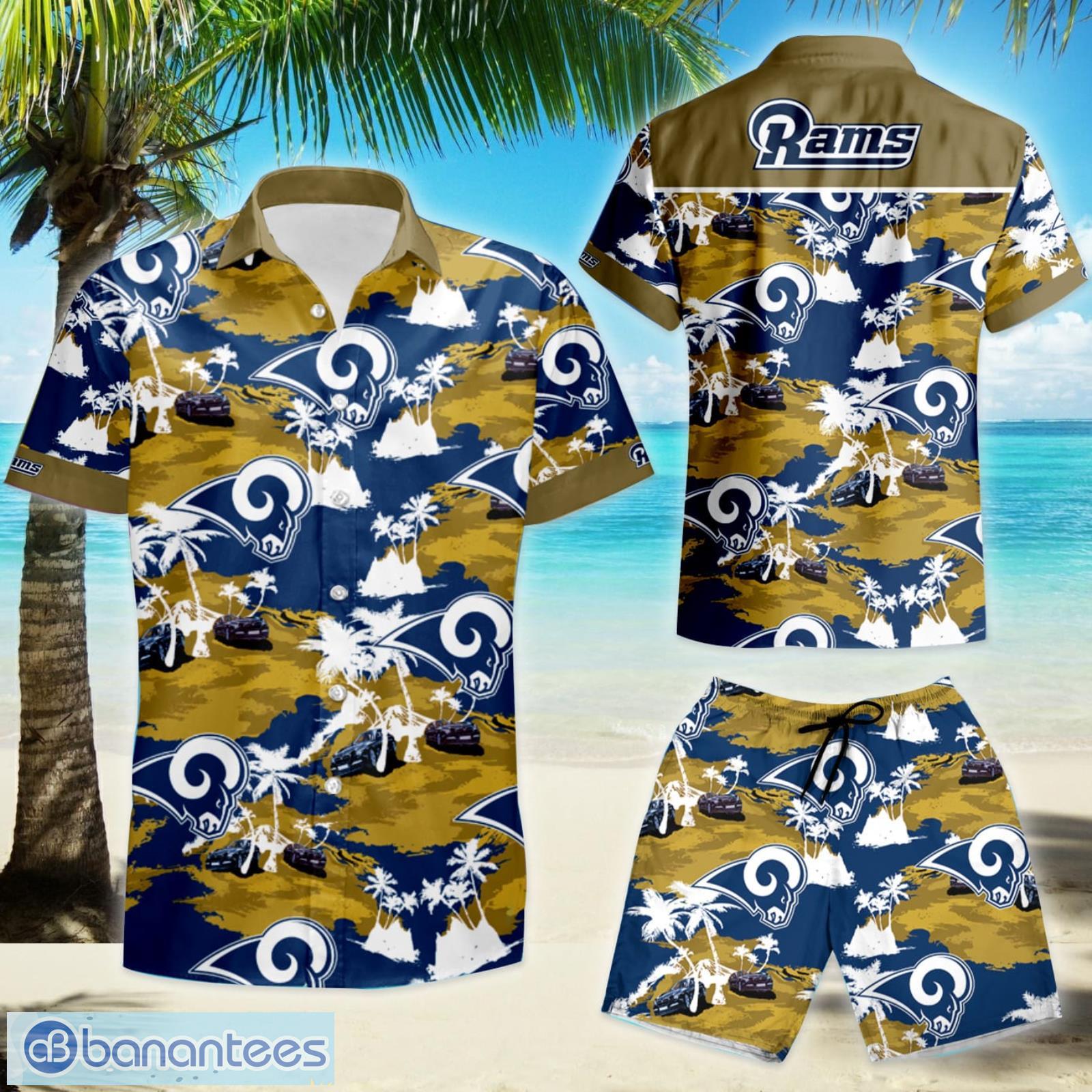 La rams hawaiian store shirt