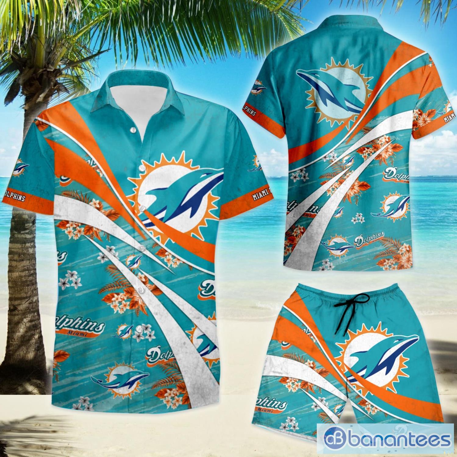 Nfl Miami Dolphins 3D Hawaiian Shirt Style Hot Summer 03 Men And Women For  Fans - Banantees