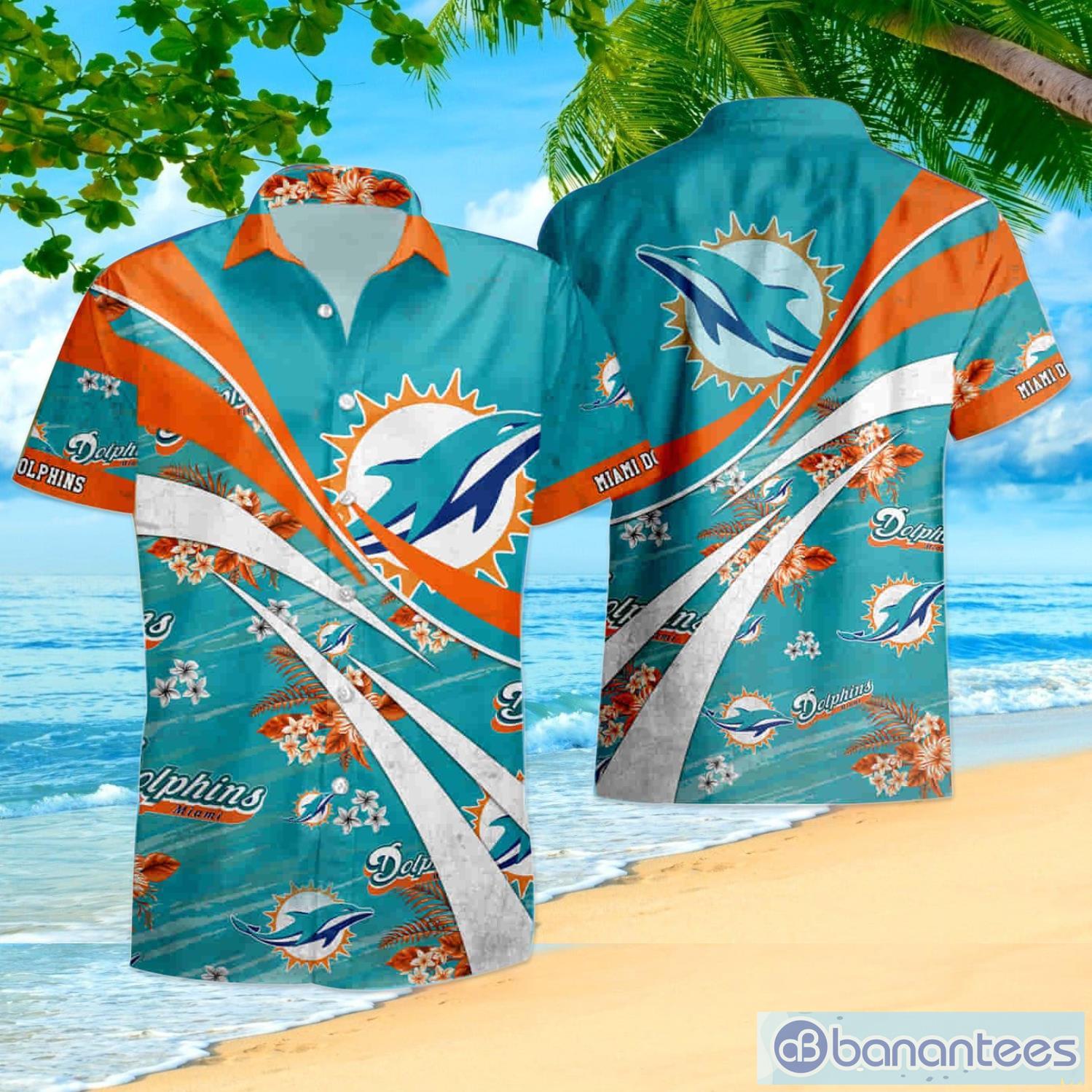 Nfl Miami Dolphins 3D Hawaiian Shirt Style Hot Summer 04 Men And Women For  Fans - Banantees