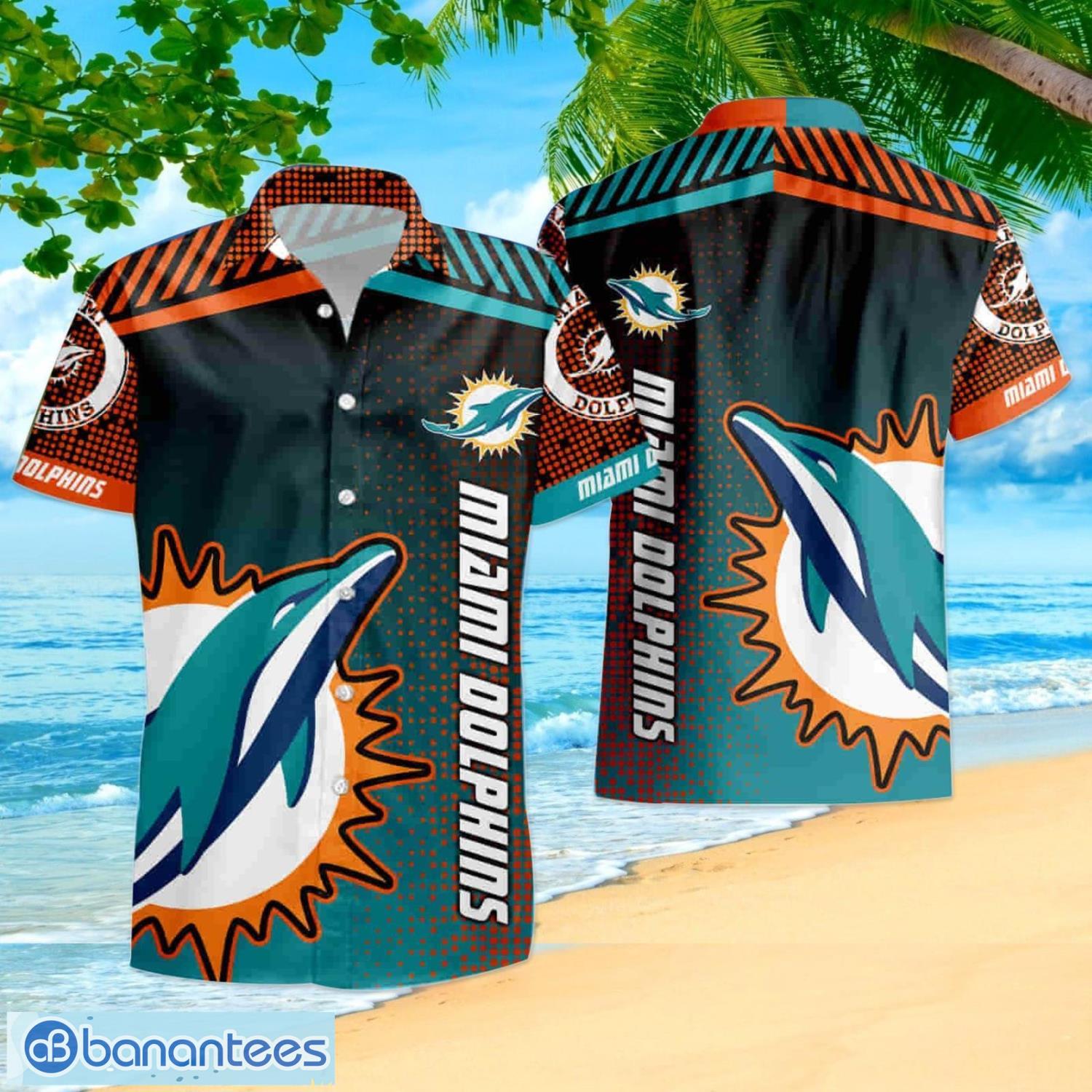 Nfl Miami Dolphins 3D Hawaiian Shirt Style Hot Summer 04 Men And Women For  Fans - Banantees