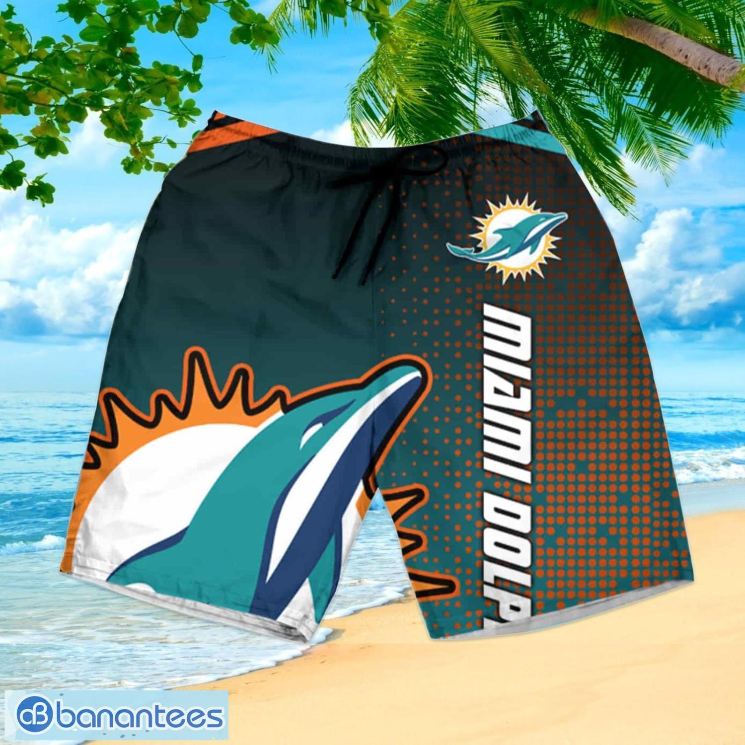 Nfl Miami Dolphins 3D Hawaiian Shirt Style Hot Summer 03 Men And Women For  Fans - Banantees