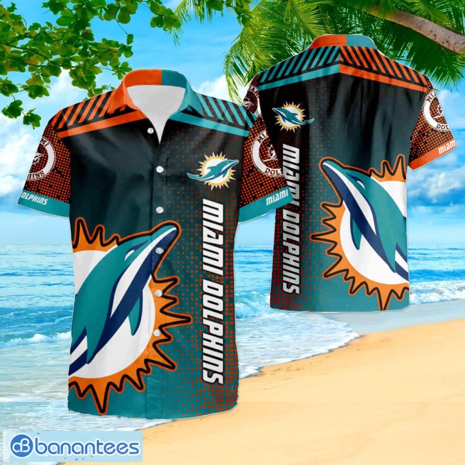 Miami Dolphins Logo 22 Summer Hawaiian Shirt And Shorts - Banantees