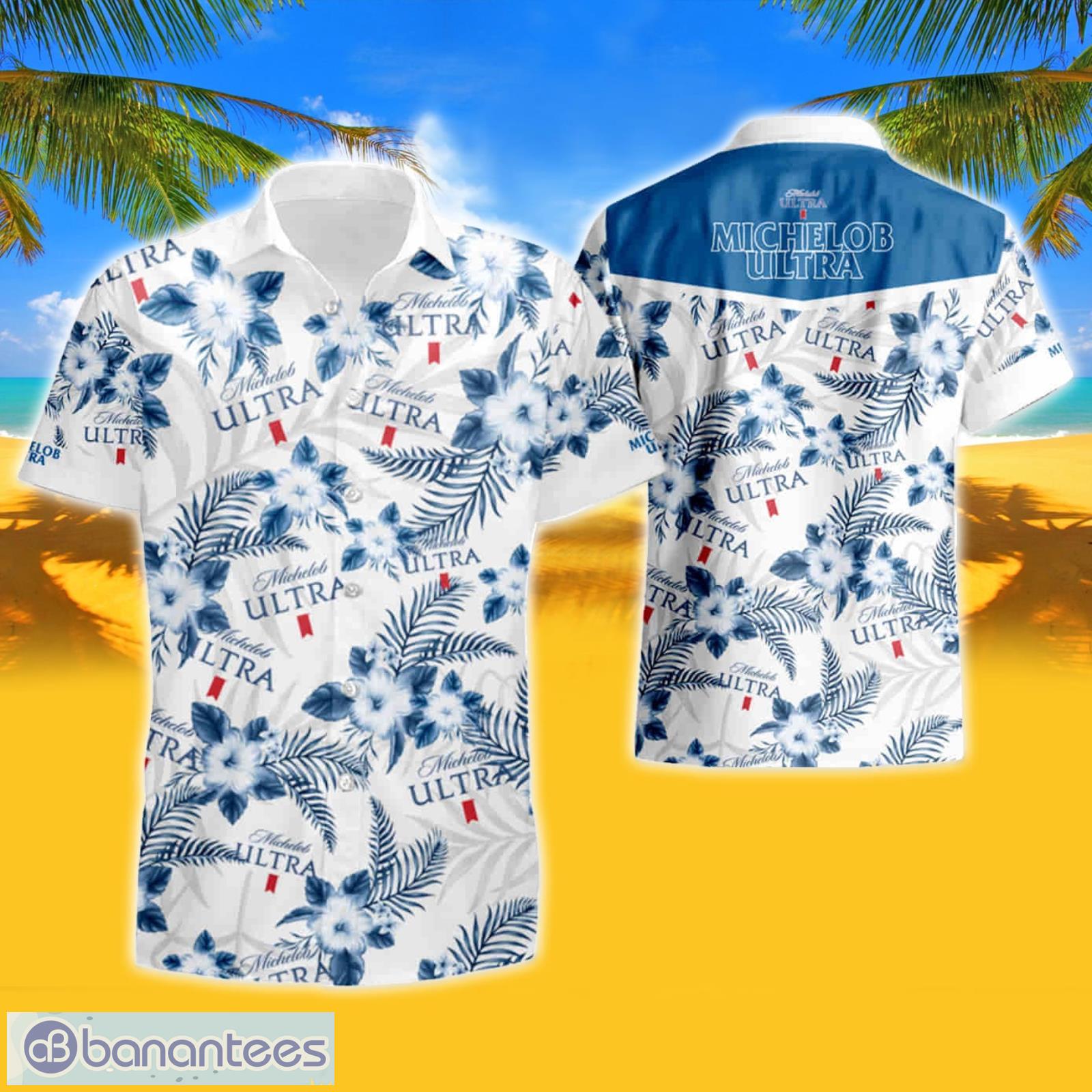 Michelob Ultra V1 2023 Summer Hawaiian Shirt And Shorts - Banantees