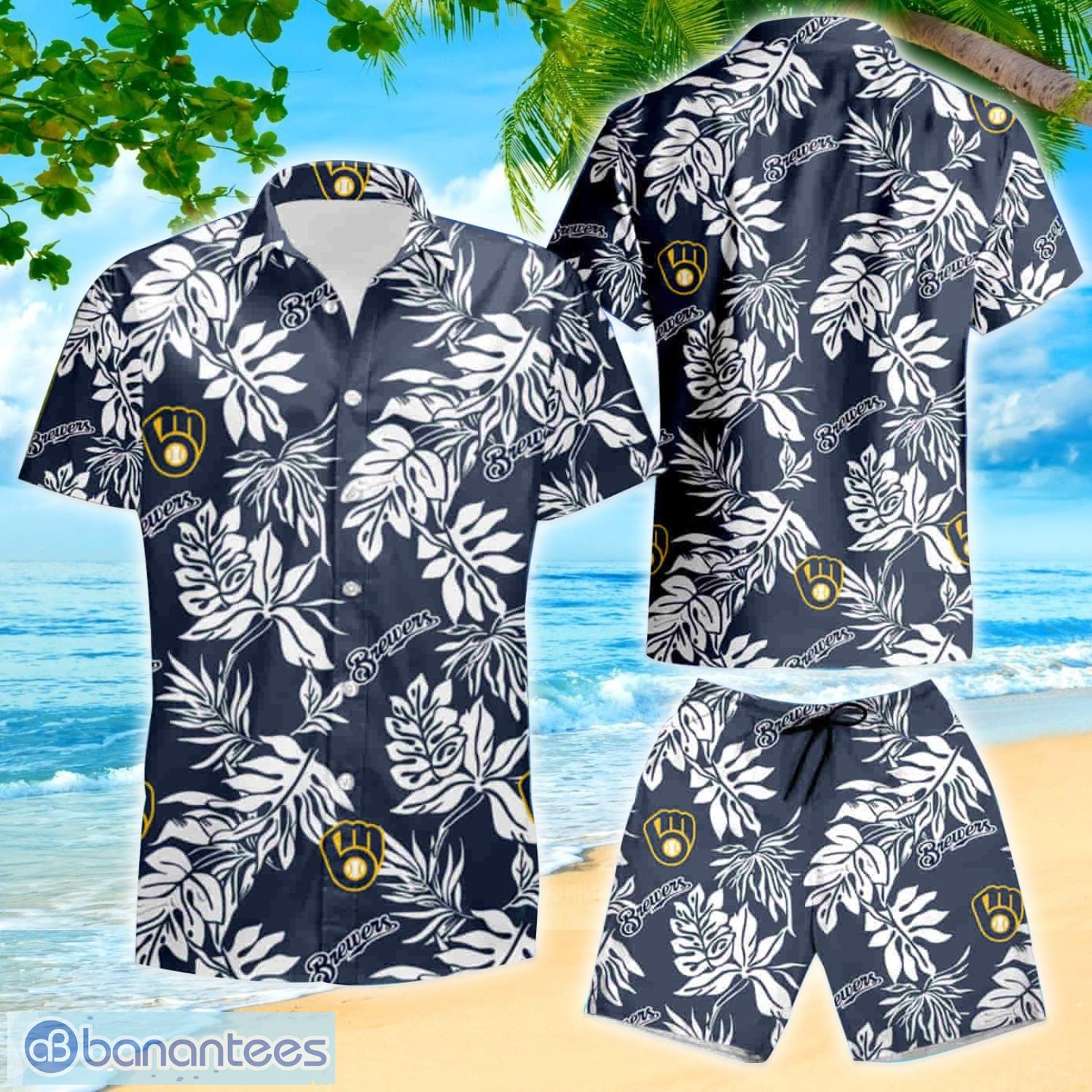 Milwaukee Brewers Hawaiian Shirt Men Women - T-shirts Low Price