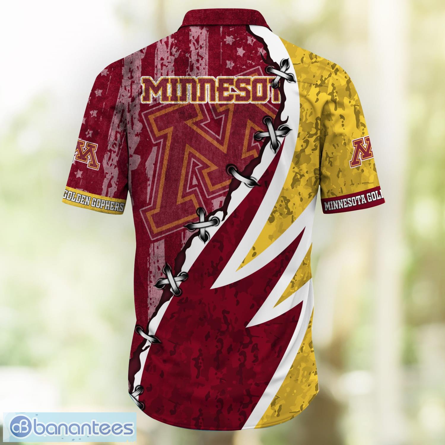 Minnesota Golden Gophers NCAA3 Hawaiian Shirt Star Pattern Best Trend  Summer Gift