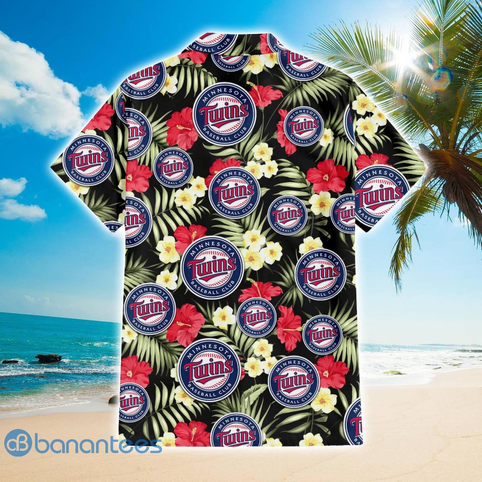 Minnesota Twins White Porcelain Flower Pink Hibiscus All Over Printed 3D  Hawaiian Shirt - Freedomdesign