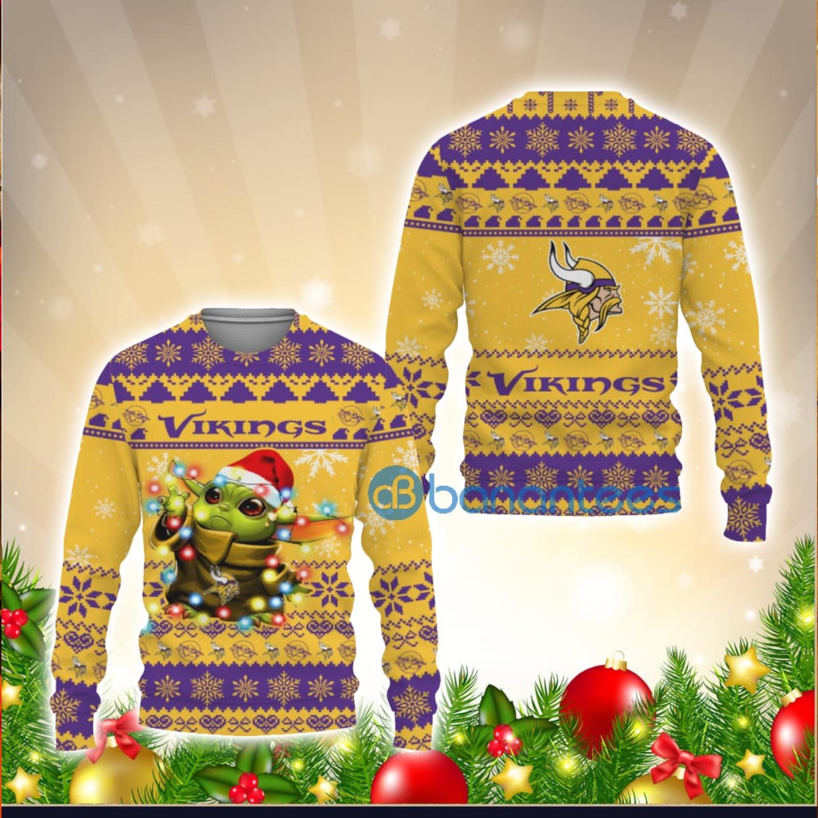 Star Wars Minnesota Vikings Ugly Sweater - T-shirts Low Price