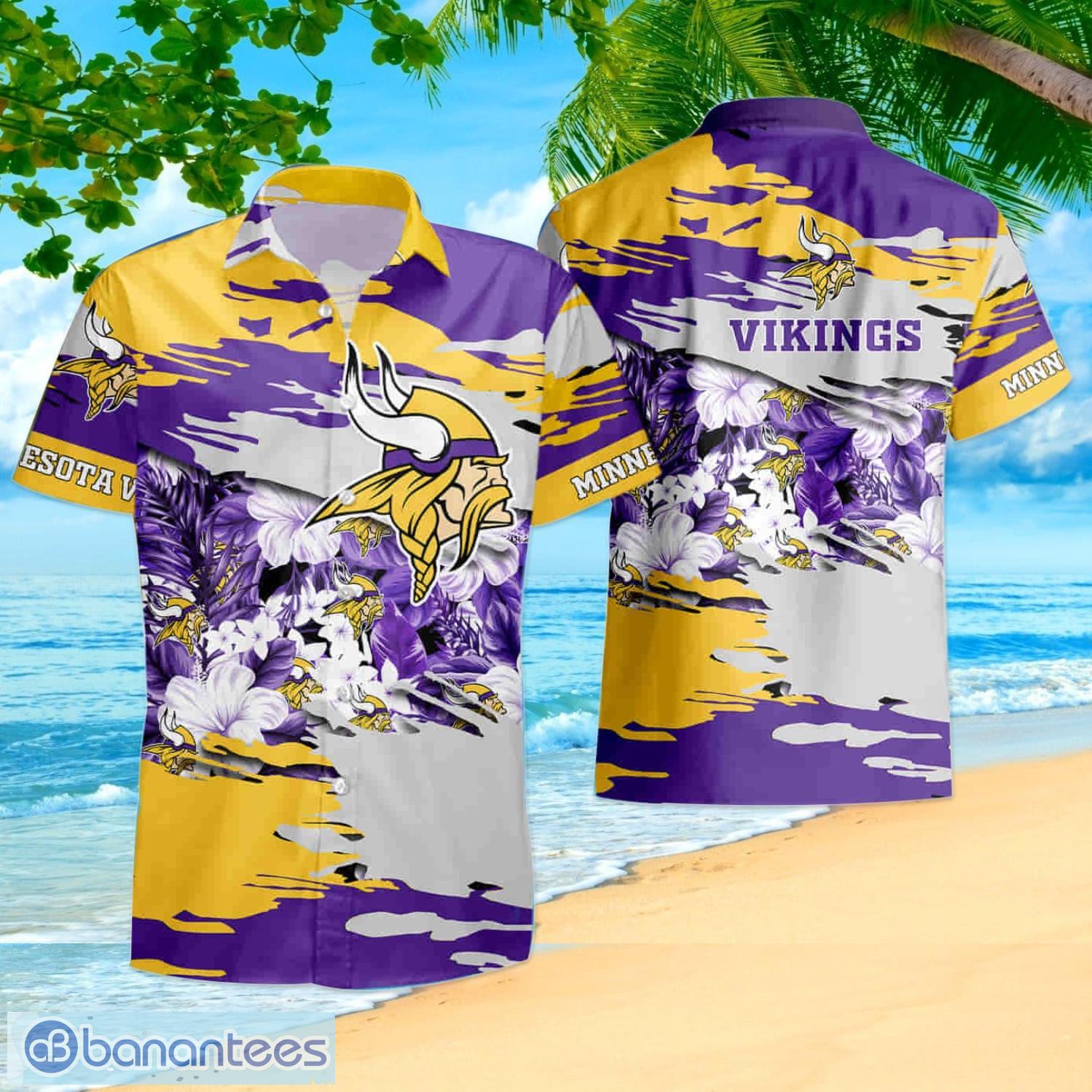 minnesota vikings hawaiian shirt