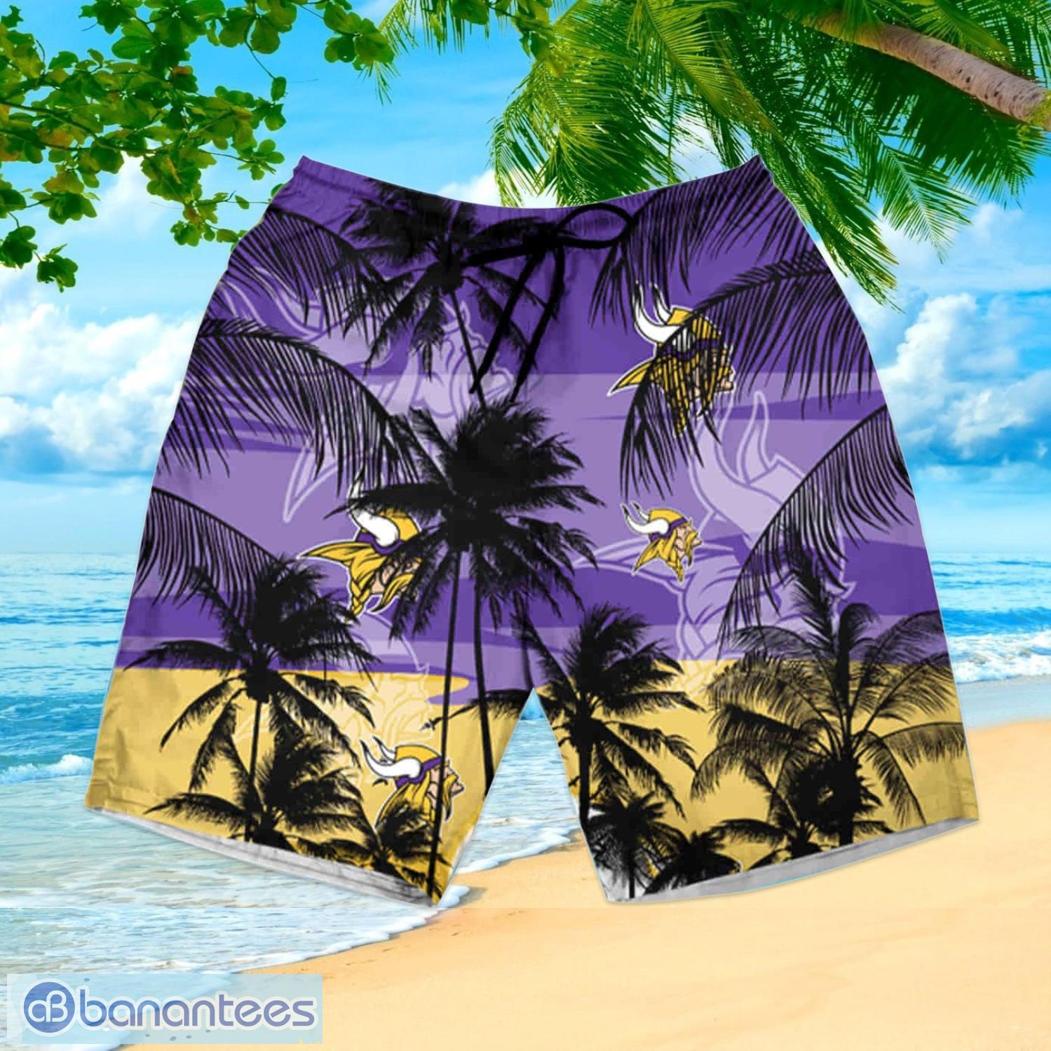 Nfl Minnesota Vikings Hawaiian Shirt And Shorts Best Gift For Summer  Vacation - Banantees