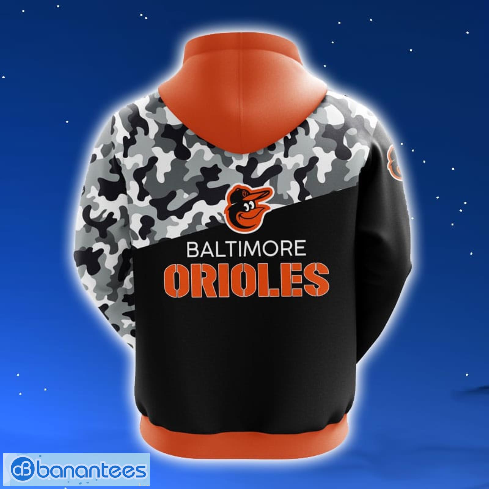 Men's Baltimore Orioles Black Sublimation T-Shirt